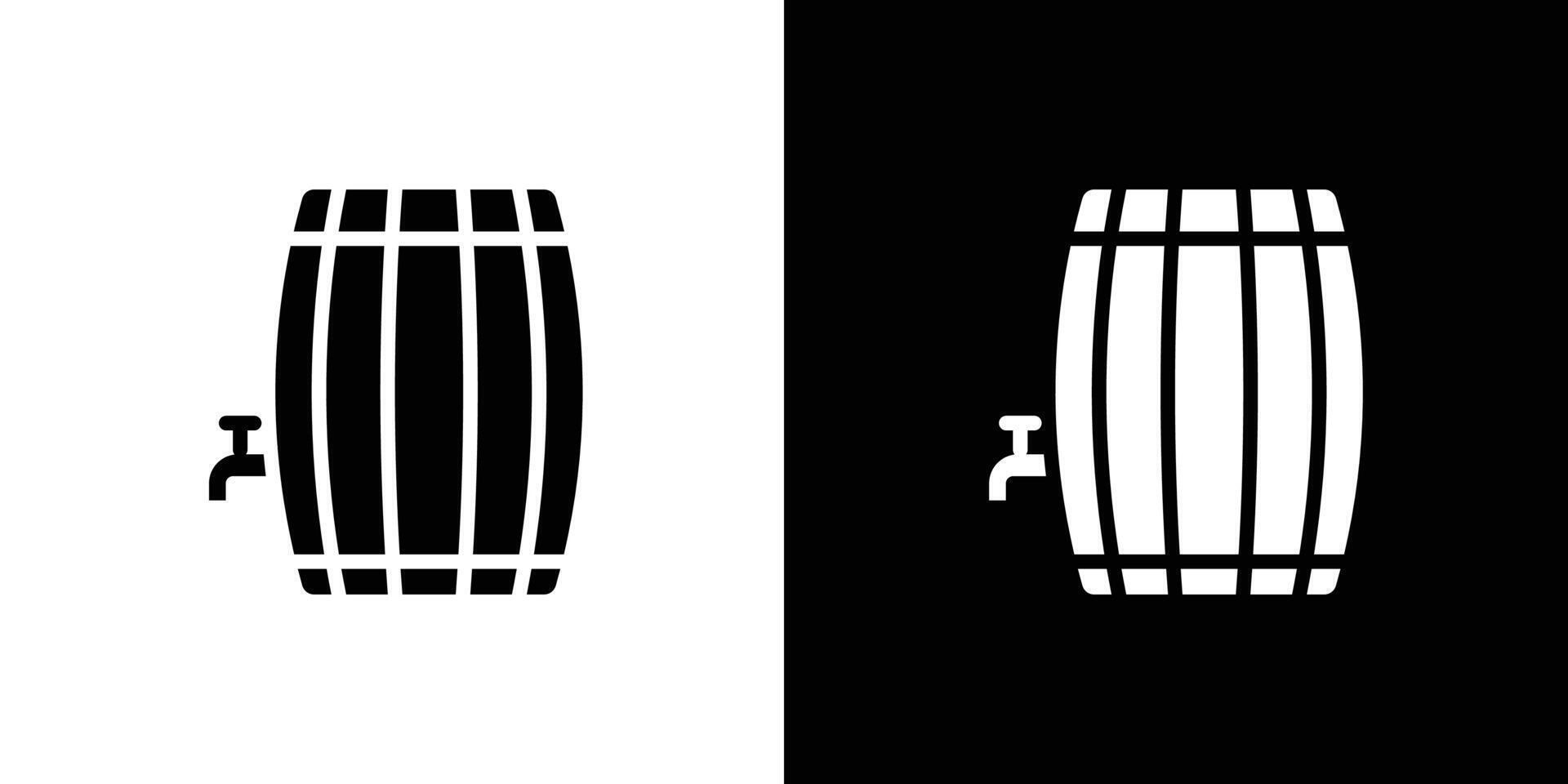 barrel of beer icon Art design illustration vector