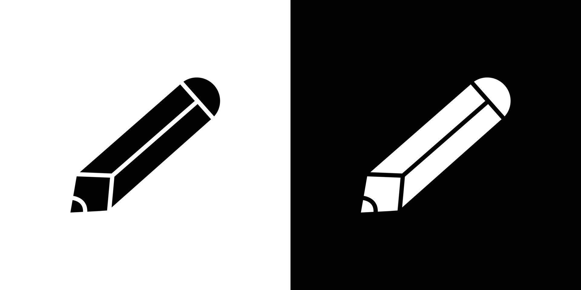 pencil tool Flat art illustration in outline vector