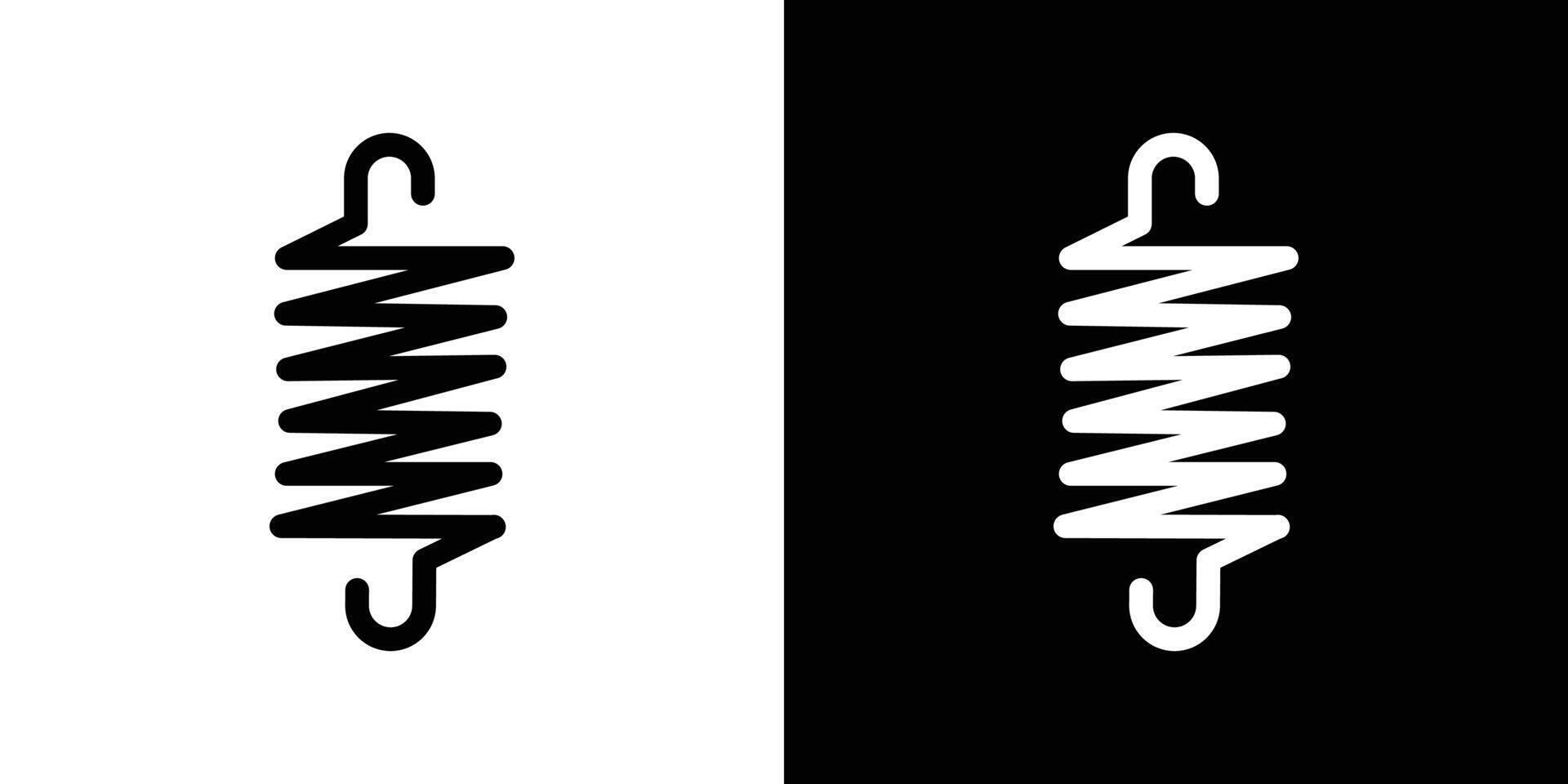 spring icon Flat art illustration in outline vector