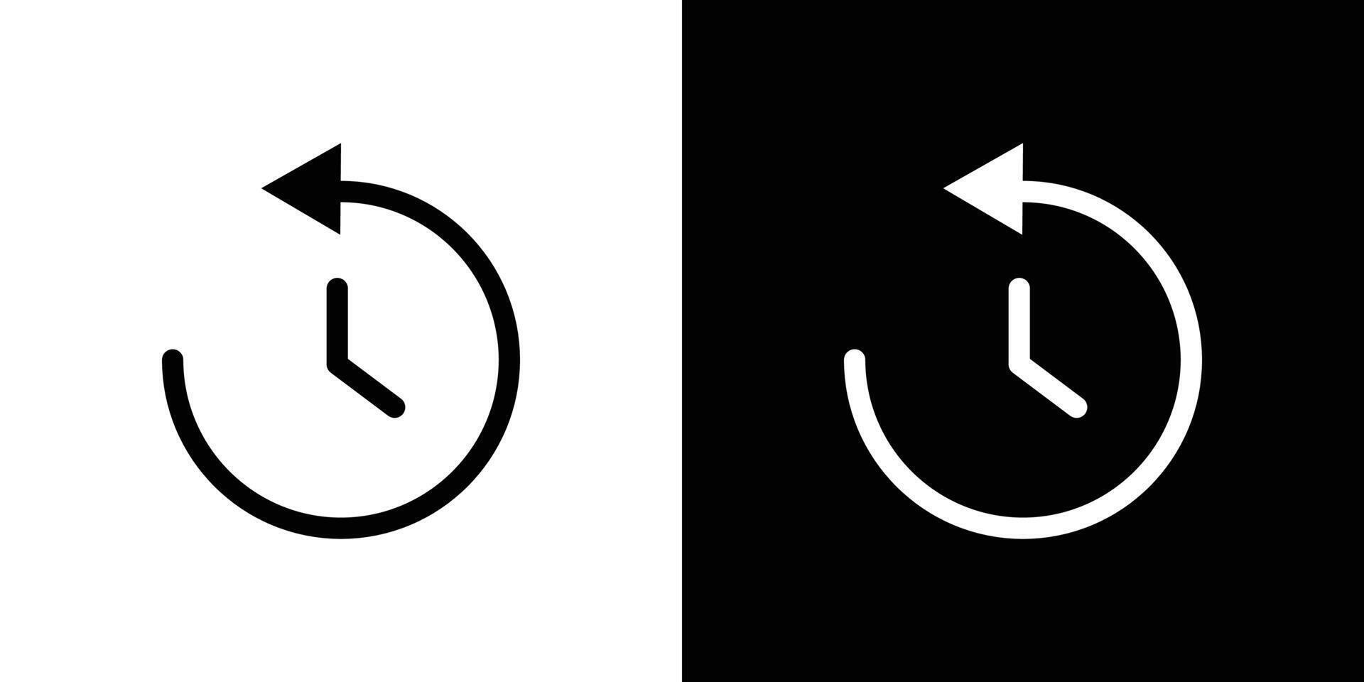 counterclockwise rotation icon Flat art illustration in outline vector
