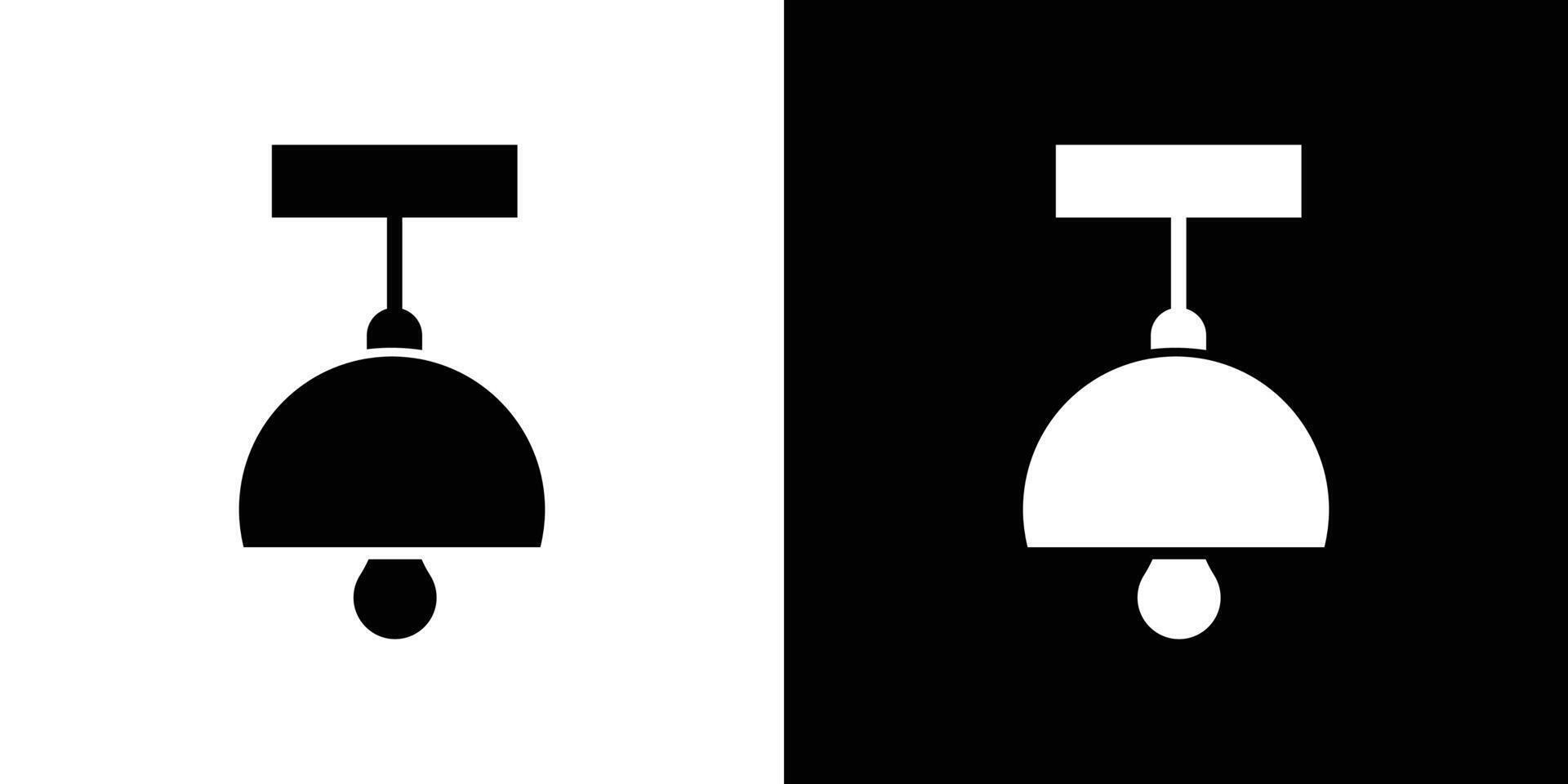 ceiling spotlight icon Flat art illustration in outline vector