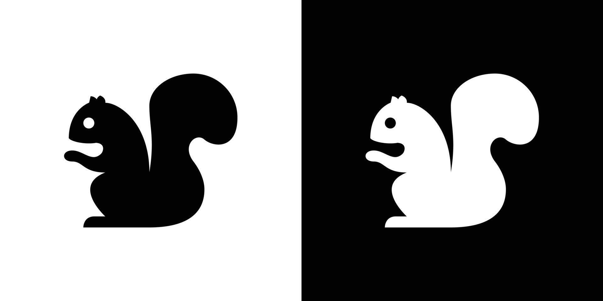 squirrel icon set illustration vector