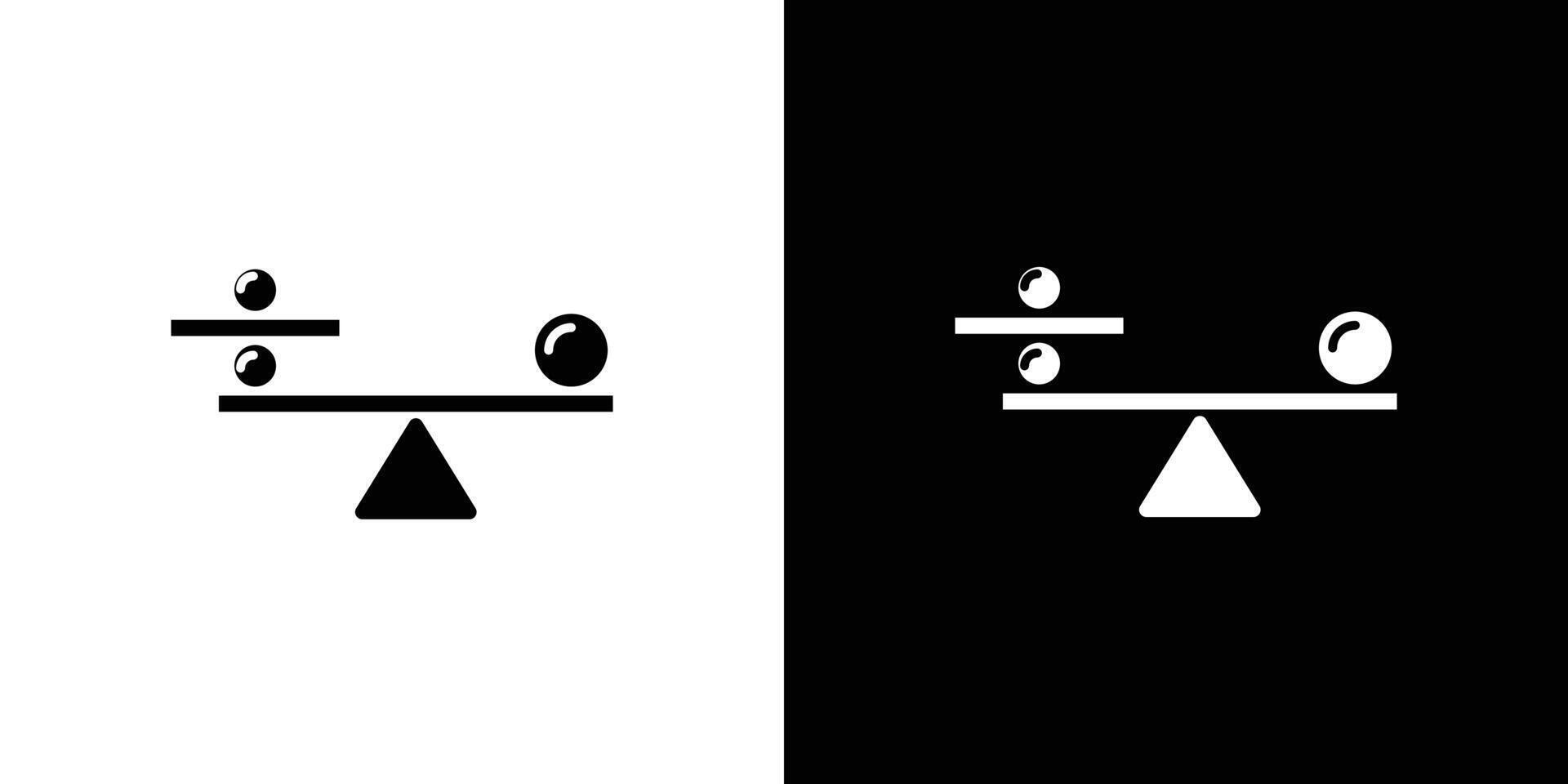 balancing icon Art design illustration vector