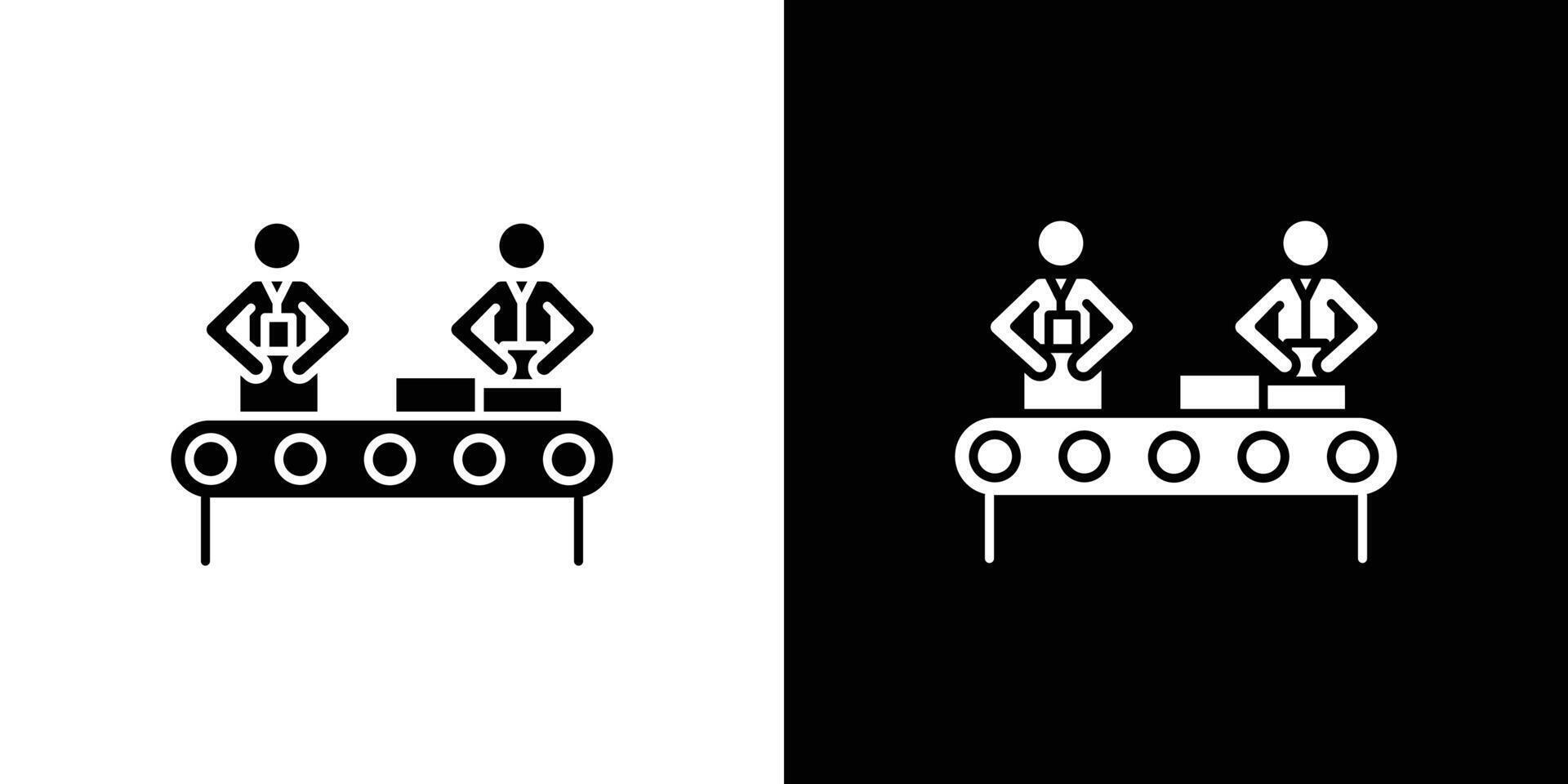 Assembly line icon Art design illustration vector
