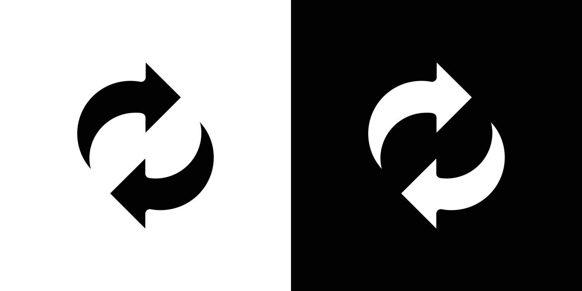 Refresh icon set illustration vector