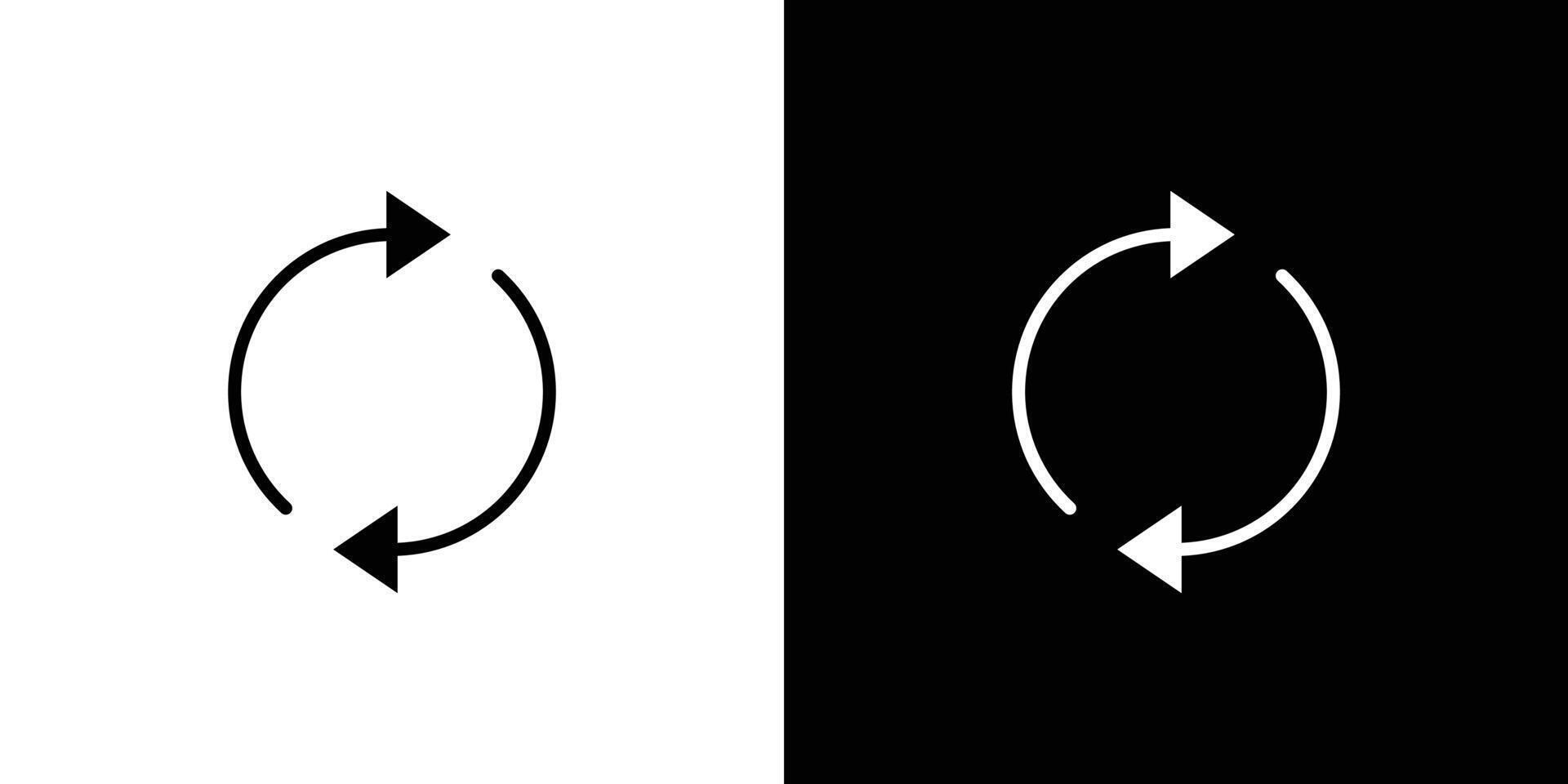 Synchronization icon Art design illustration vector