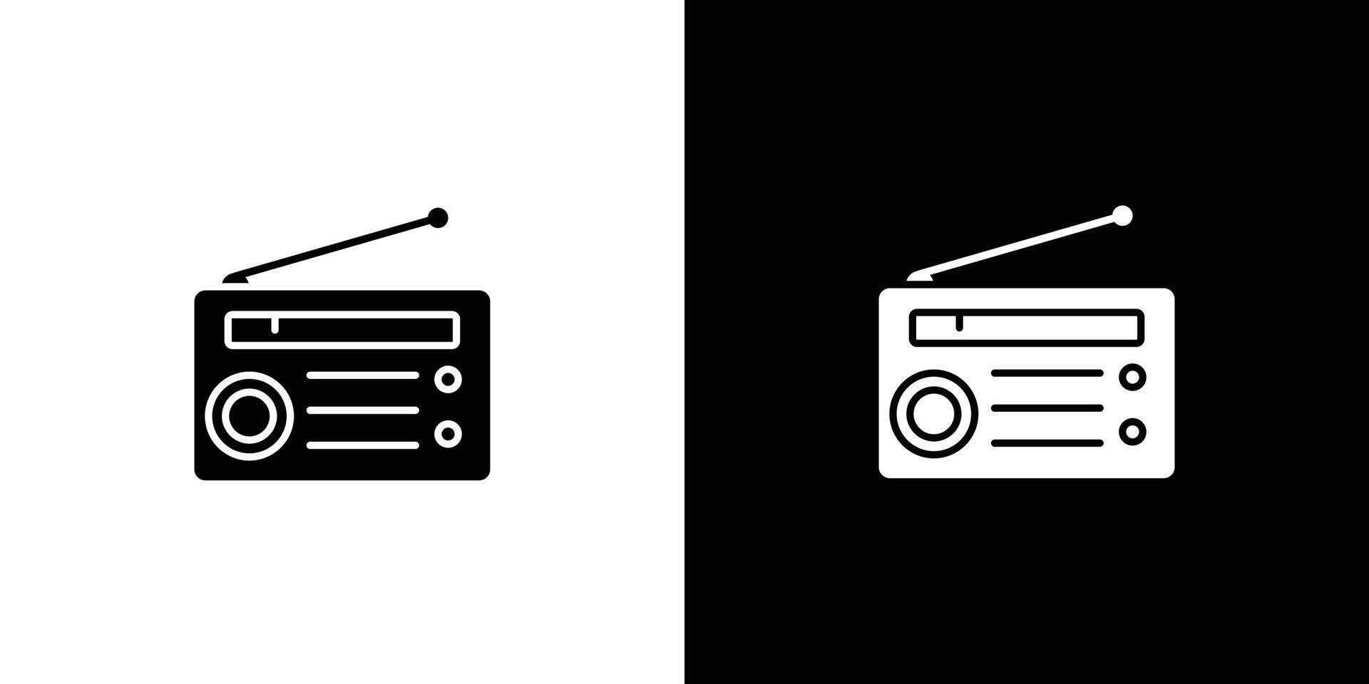 Radio icon Art design illustration vector