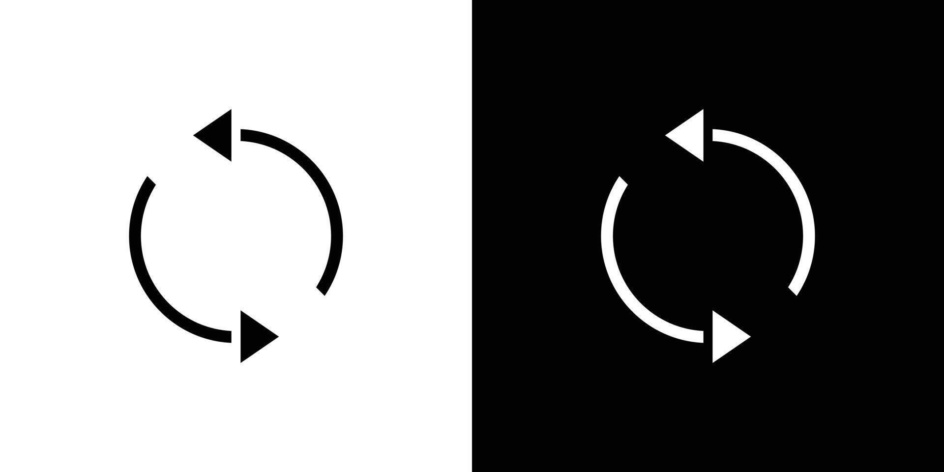 Synchronization icon Art design illustration vector