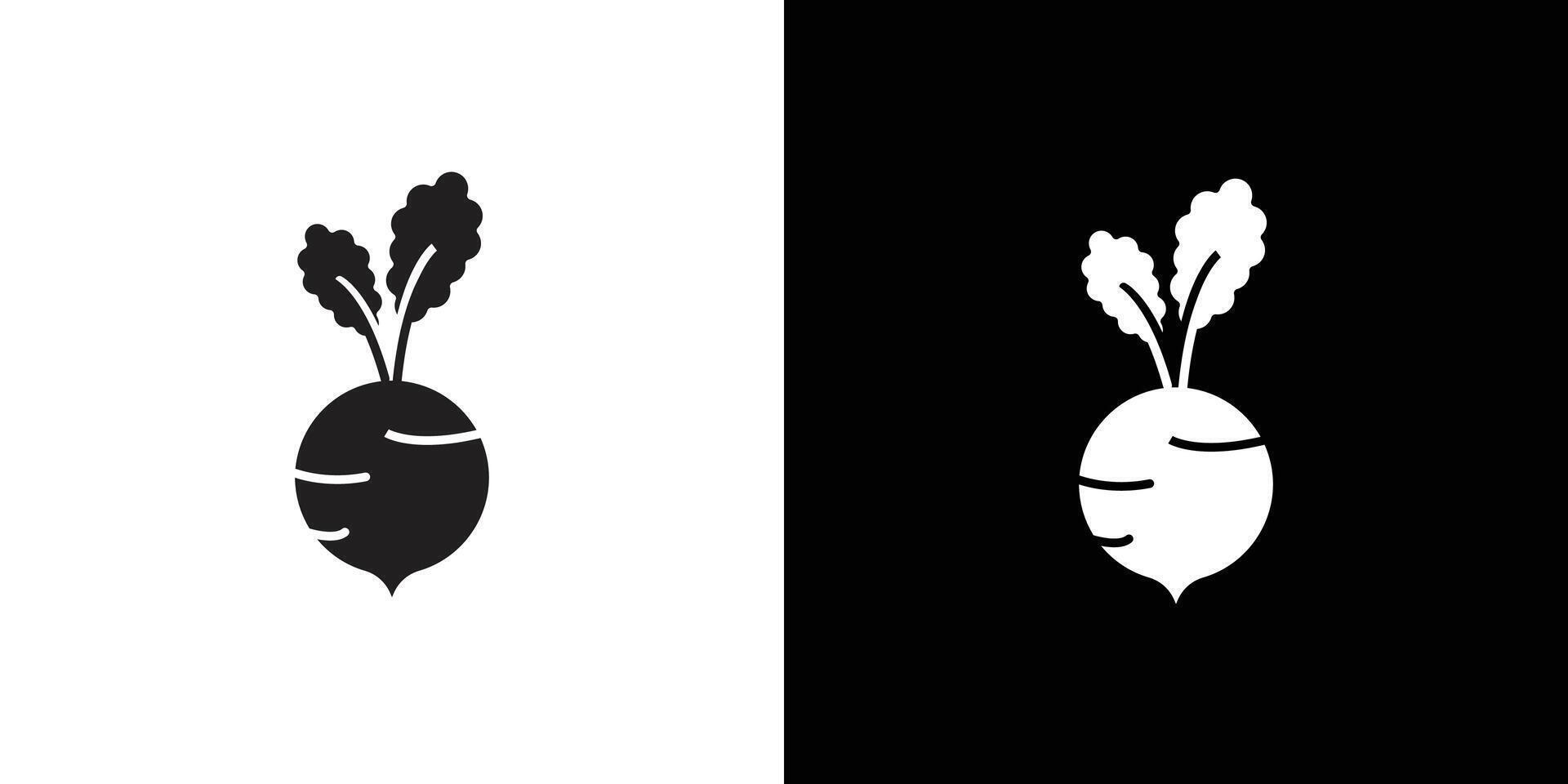 Radish icon Art design illustration vector