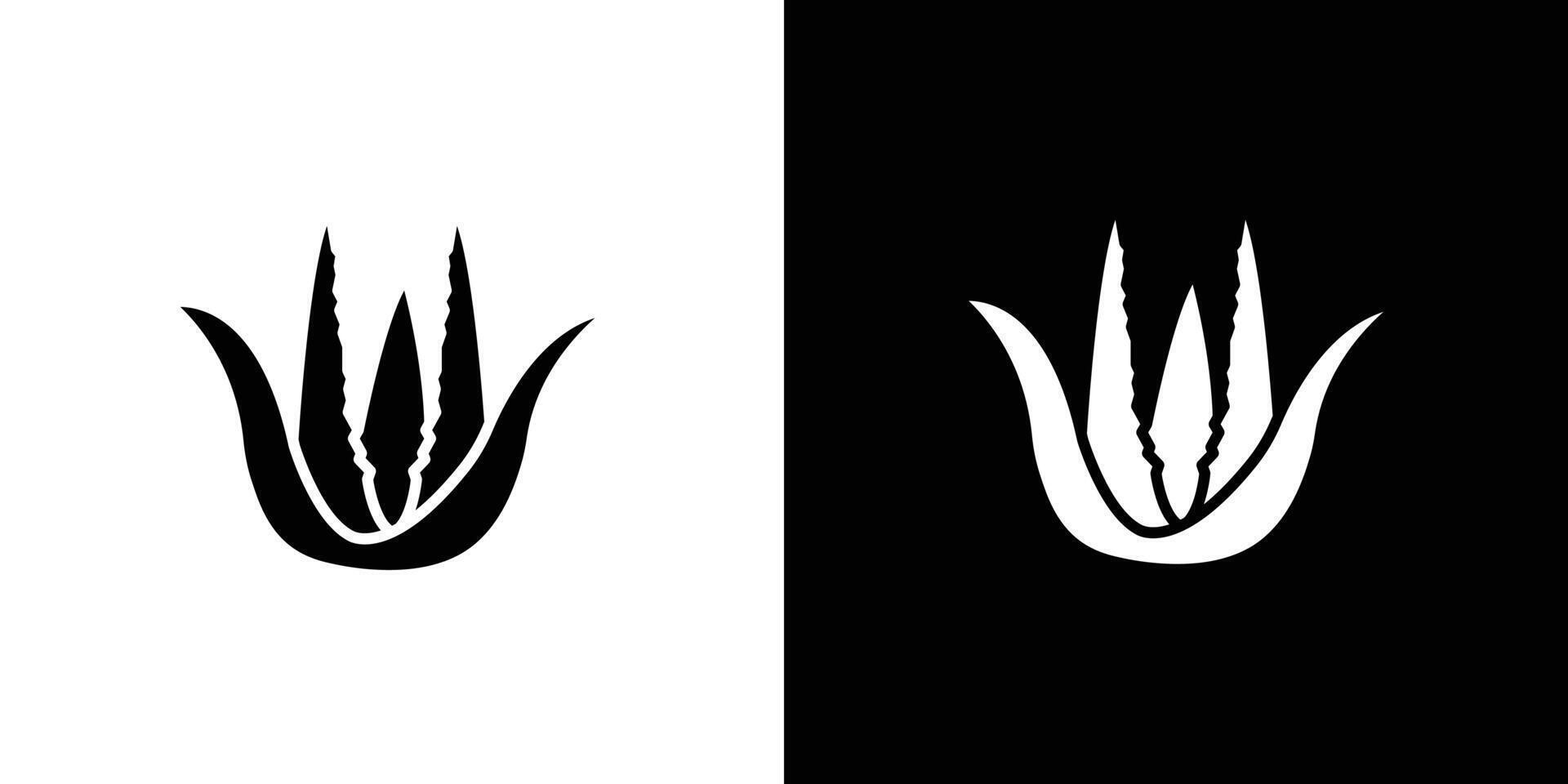 aloe vera icon Art design illustration vector
