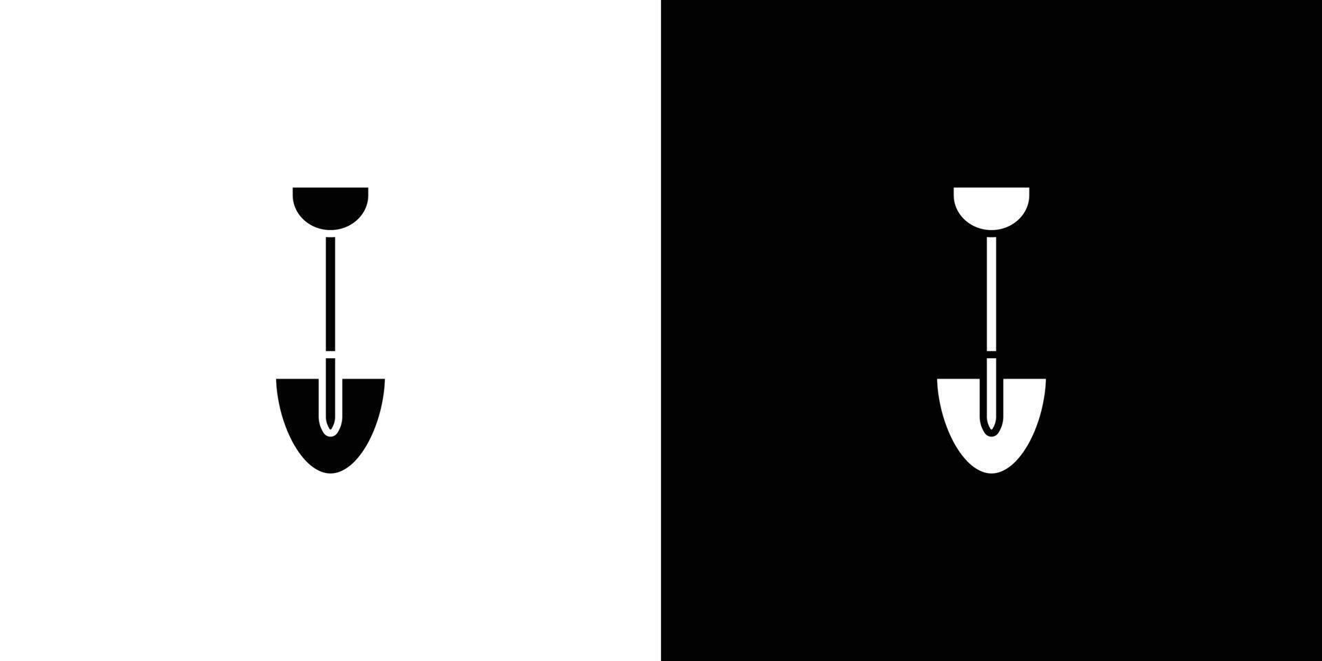 short spade icon Art design illustration vector