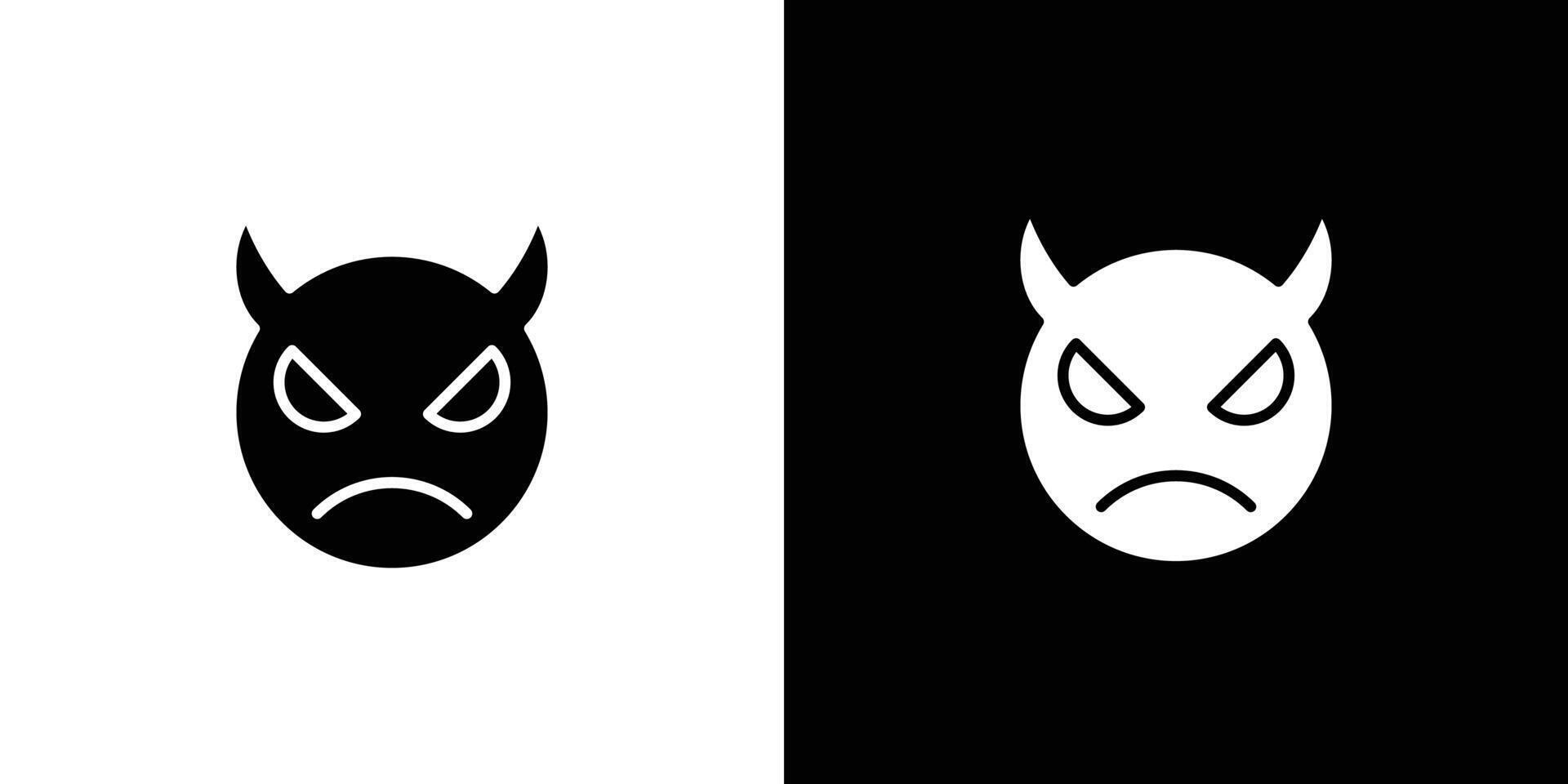 Satan evil icon Art design illustration vector