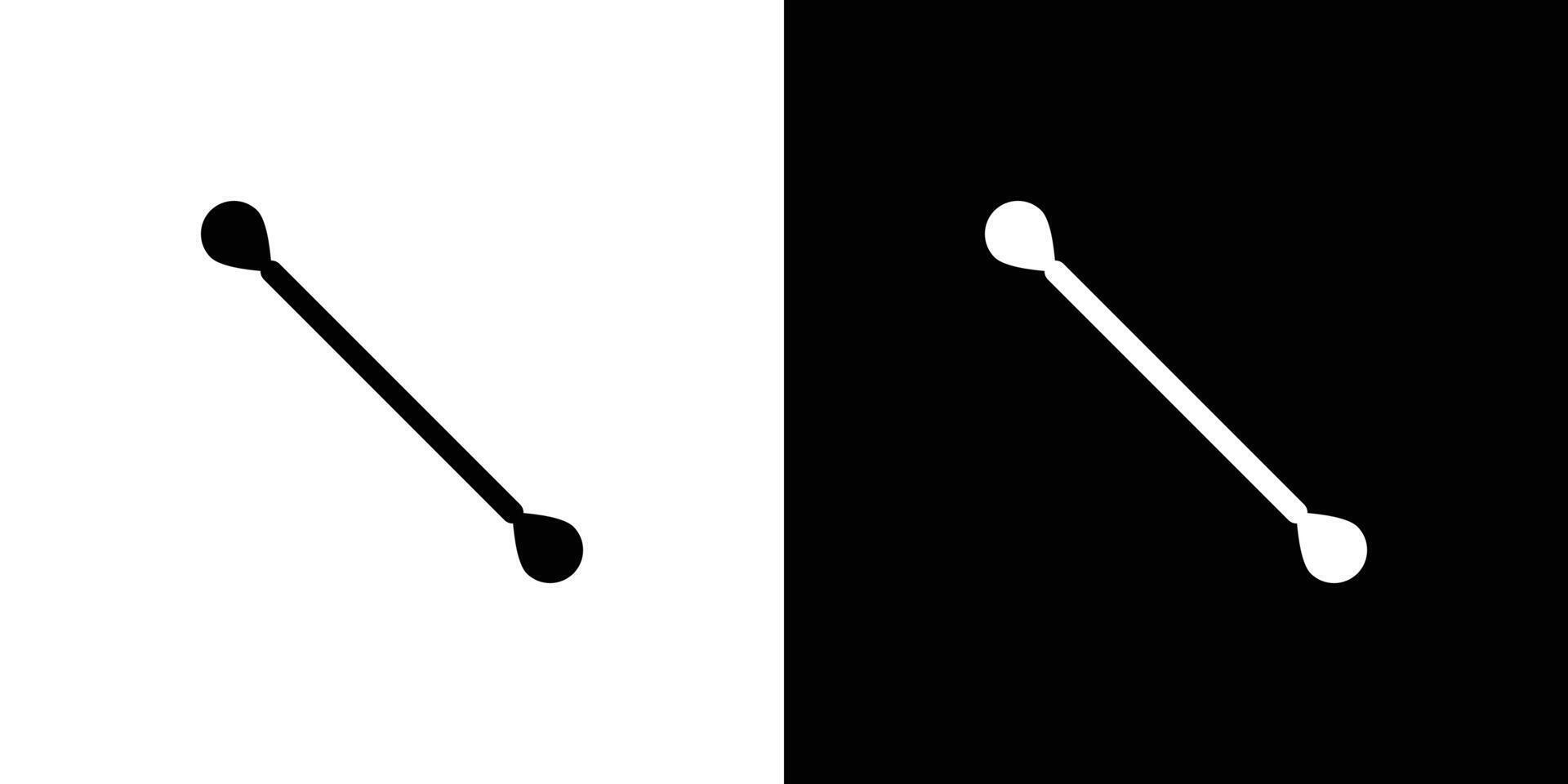 Cotton buds icon Art design illustration vector