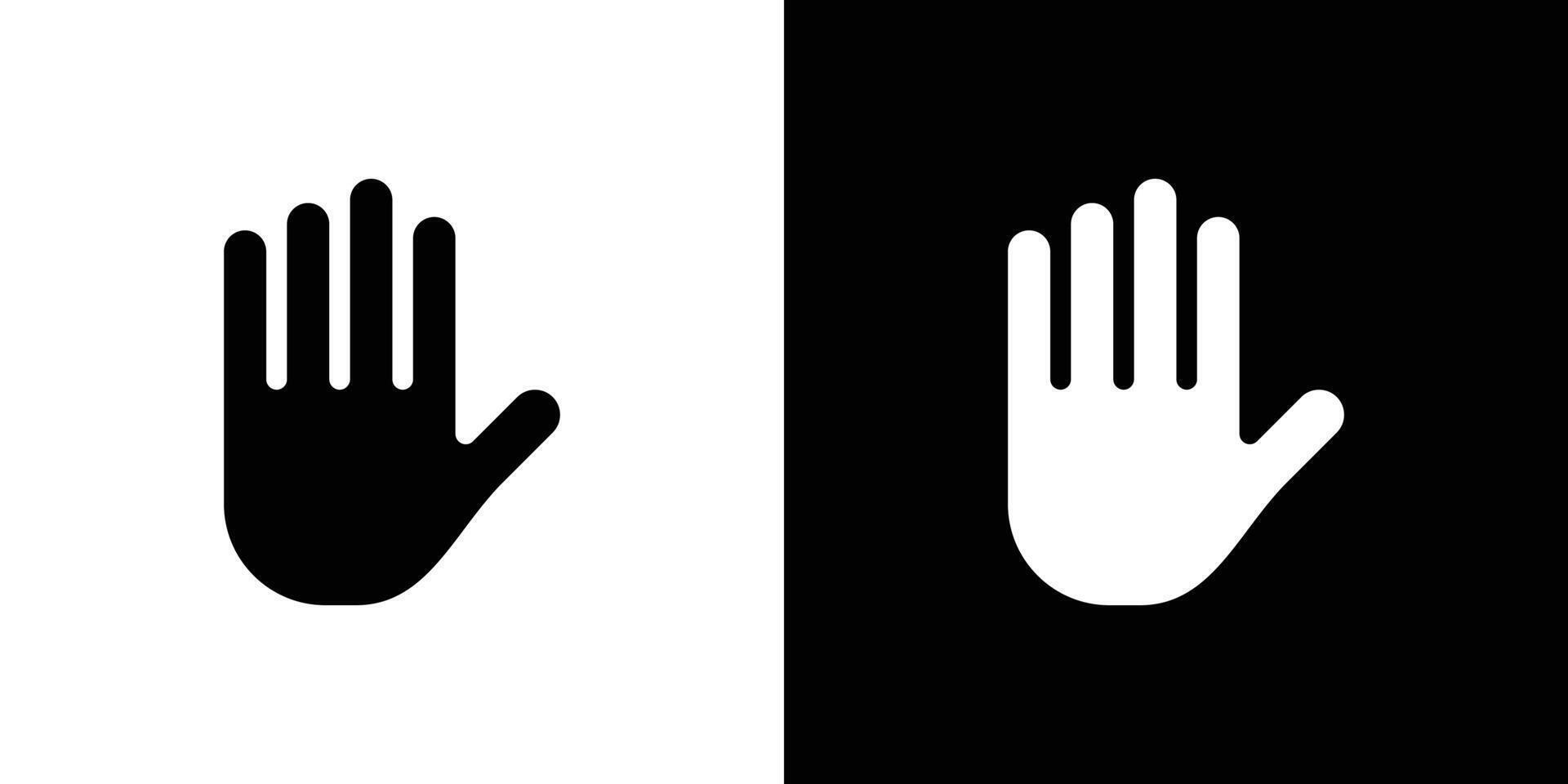 Hand icon Art design illustration vector