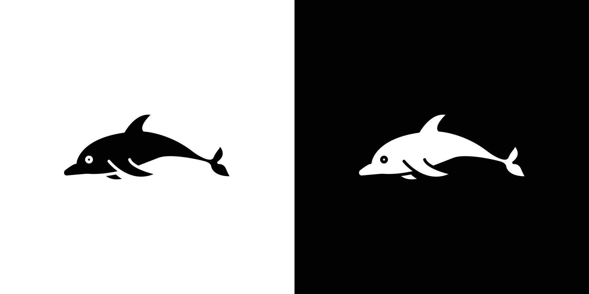 Dolphin icon Art design illustration vector