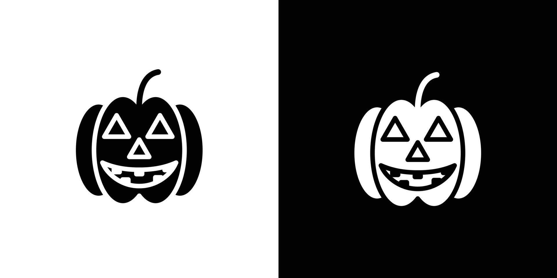 Halloween pumpkin icon Art design illustration vector