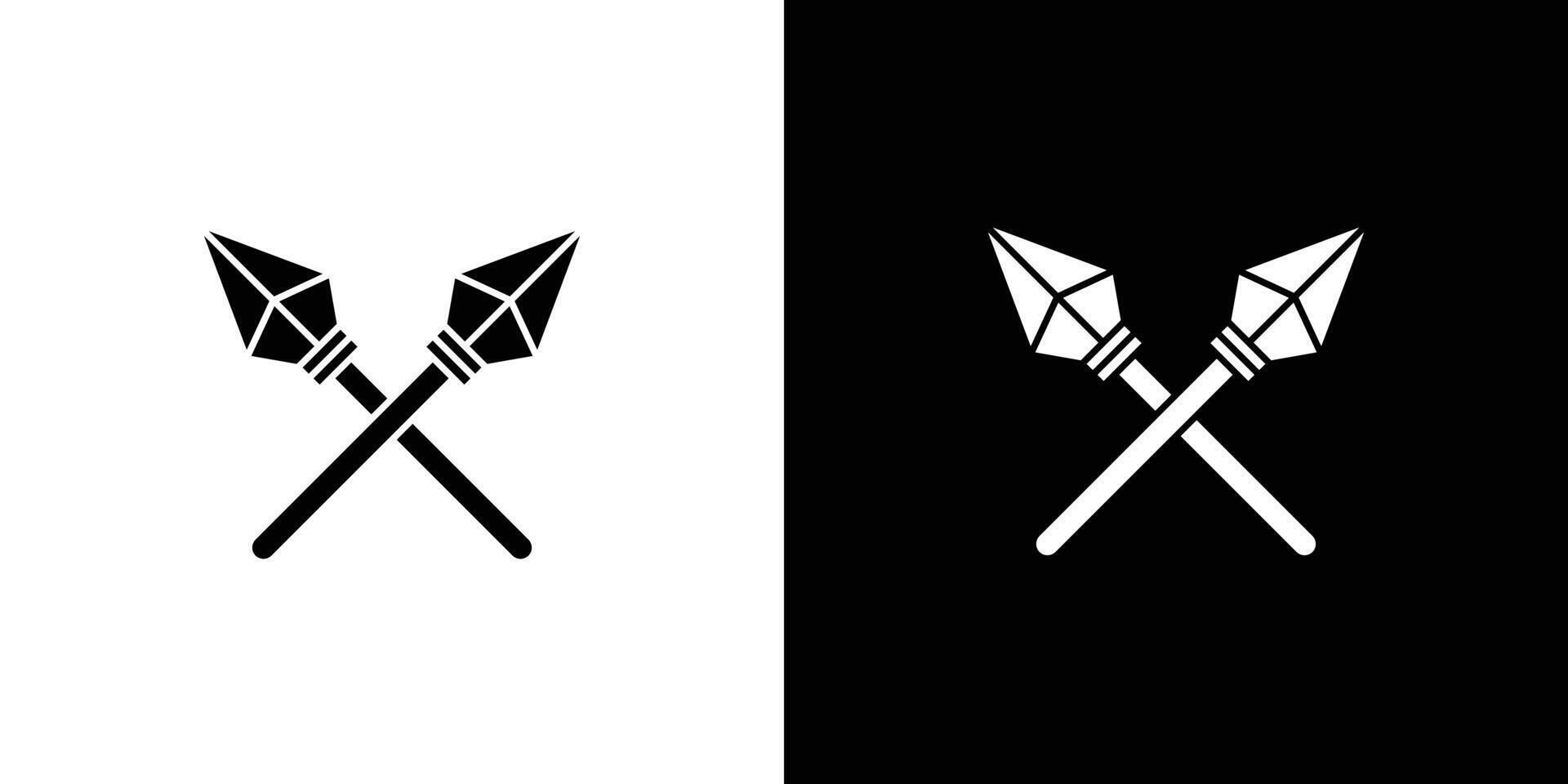 Lance icon Art design illustration vector