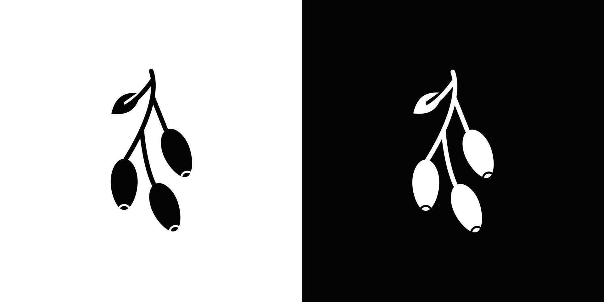 Jujube icon Art design illustration vector