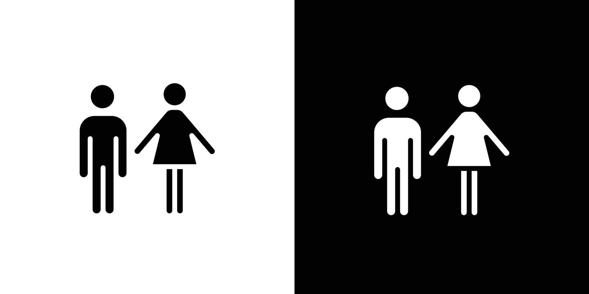 man and woman icon Art design illustration vector