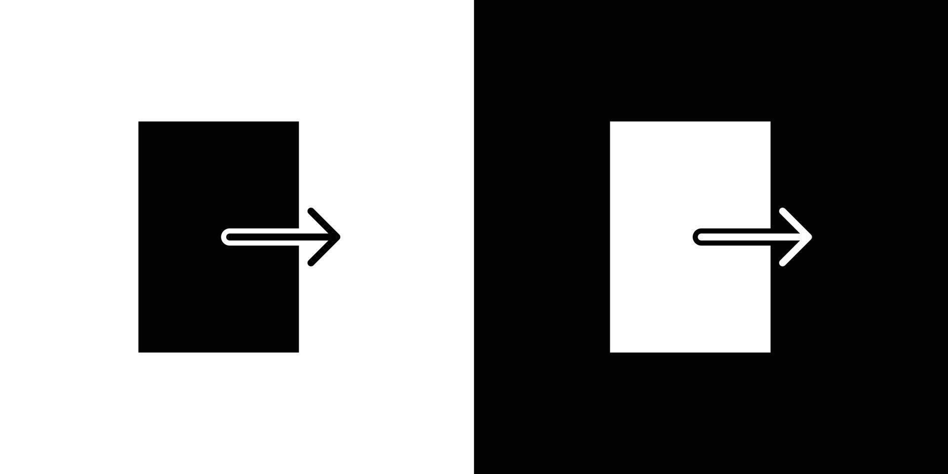 Logout icon Art design illustration vector