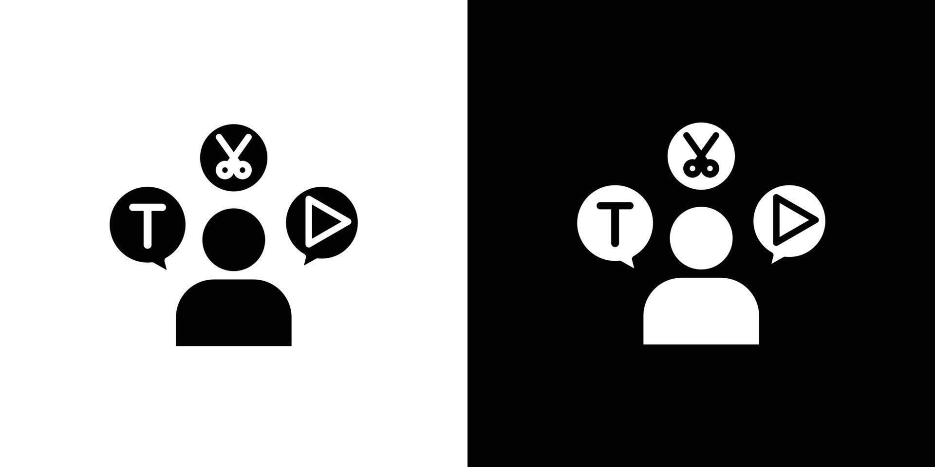 Editor icon Art design illustration vector