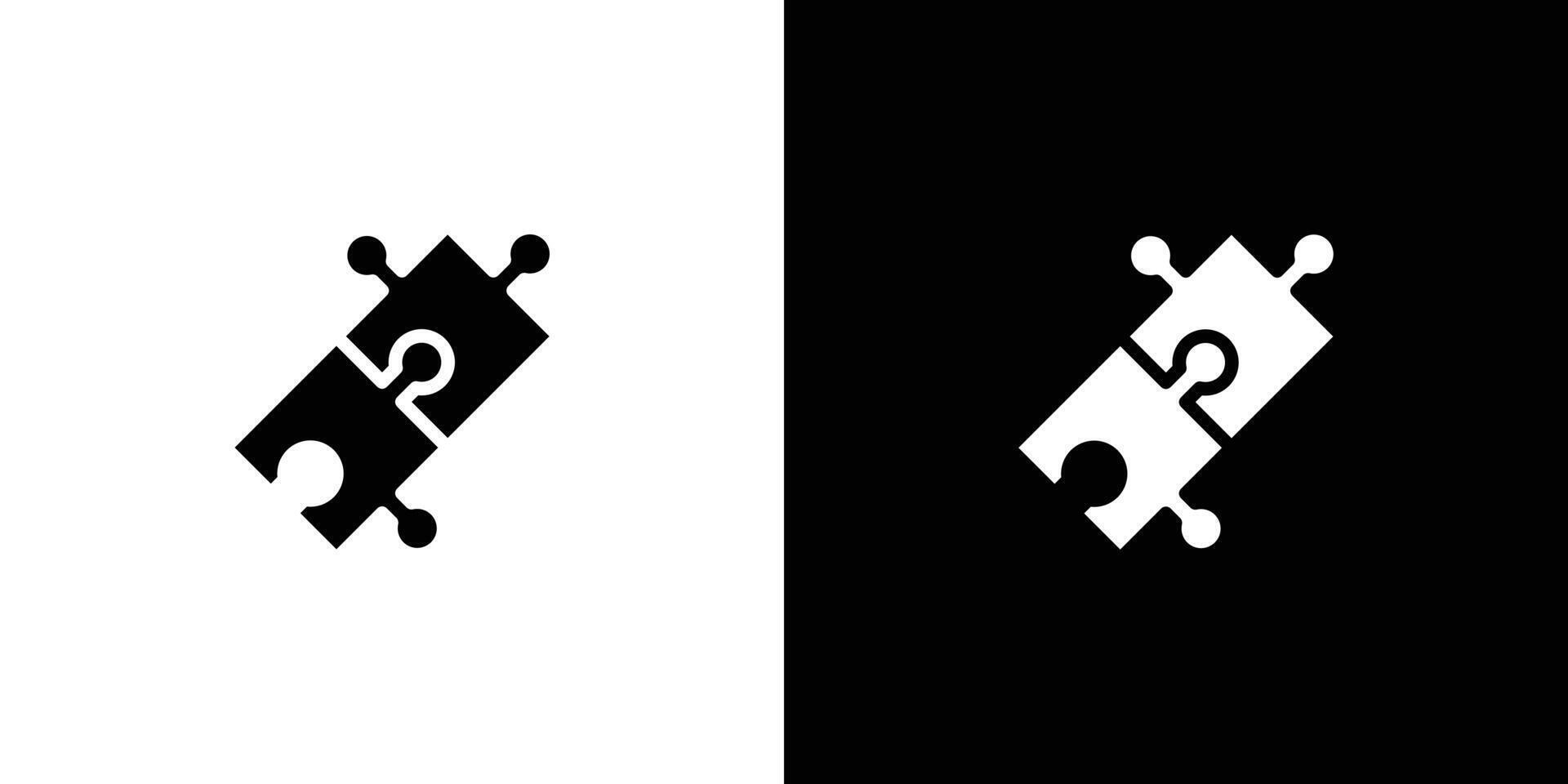 Puzzle icon Art design illustration vector