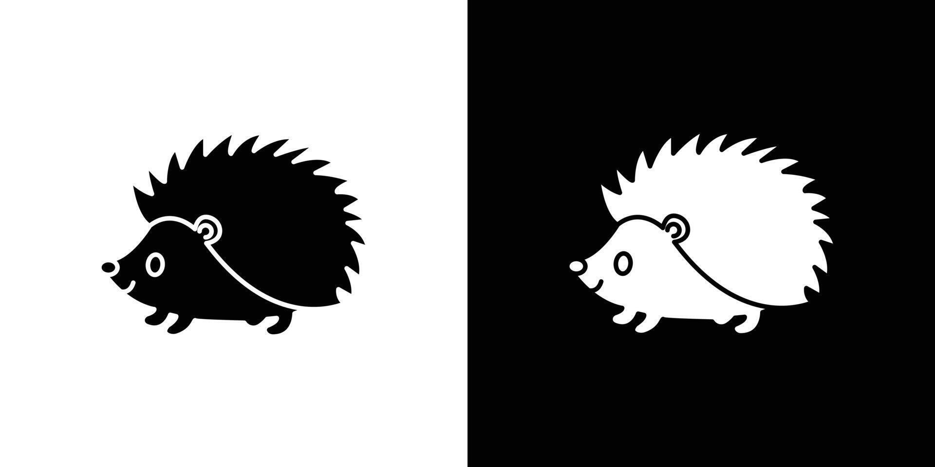 Hedgehog icon Art design illustration vector