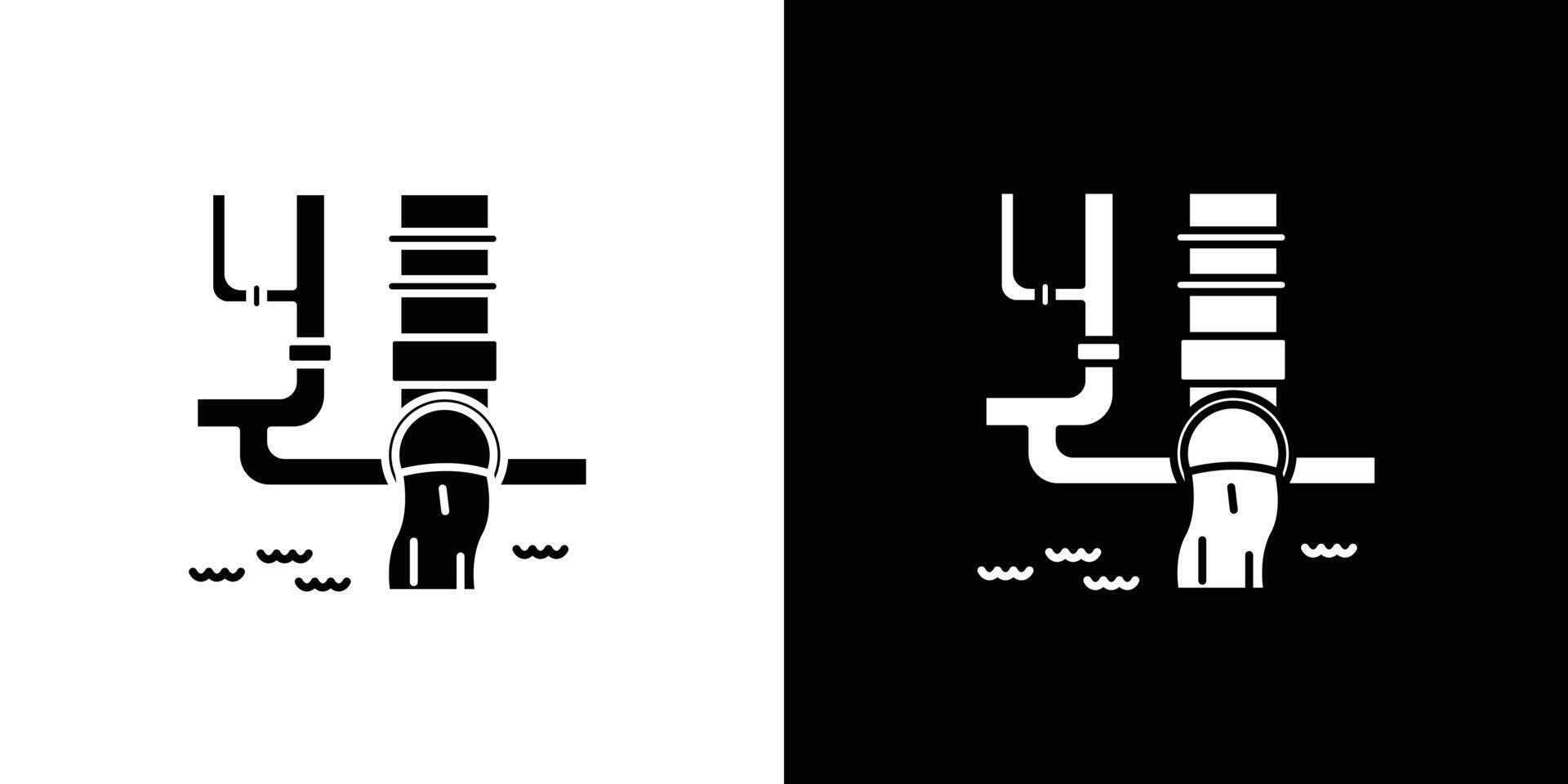 Water supply drain icon Art design illustration vector