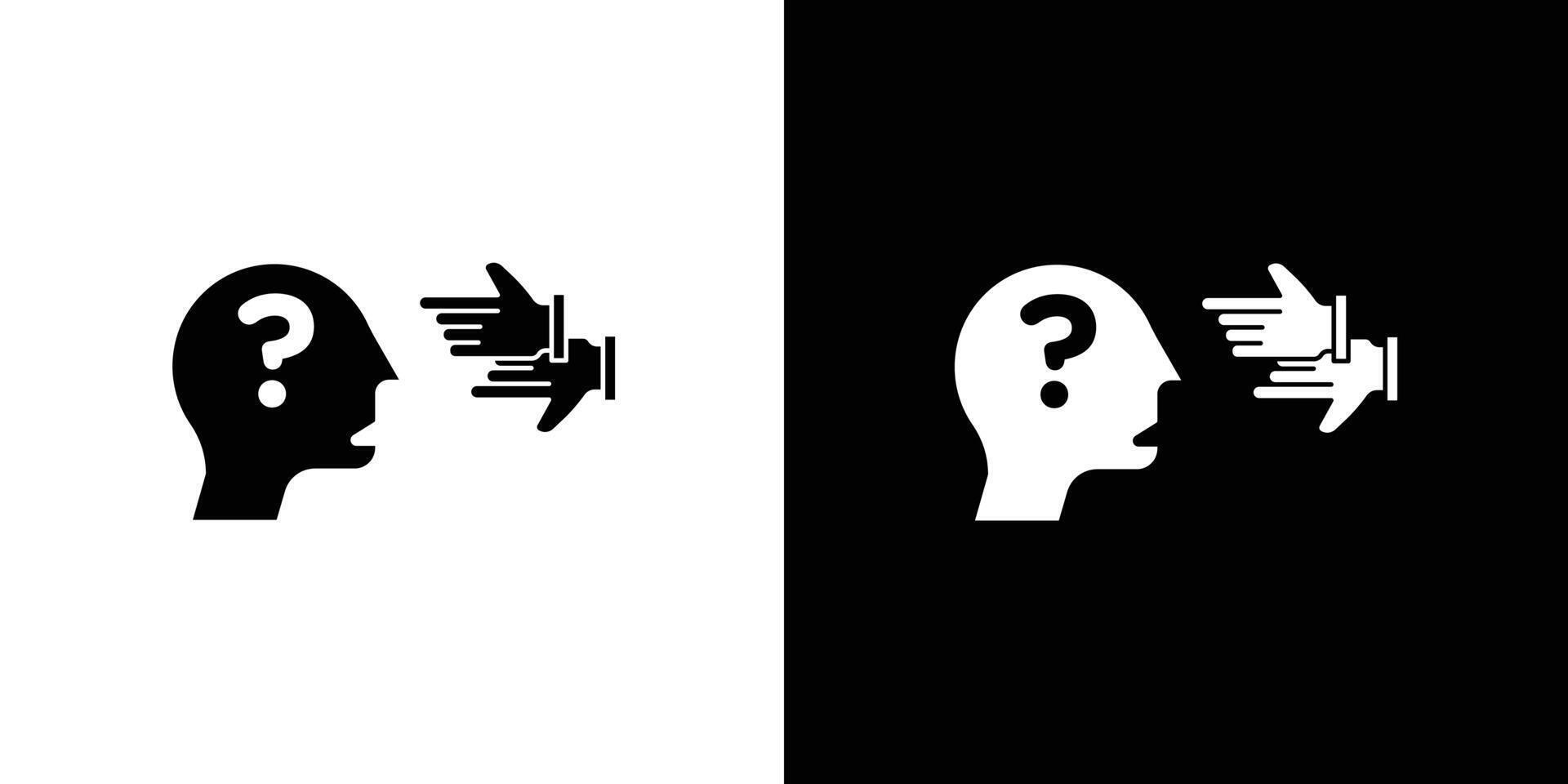 Criticism icon Art design illustration vector