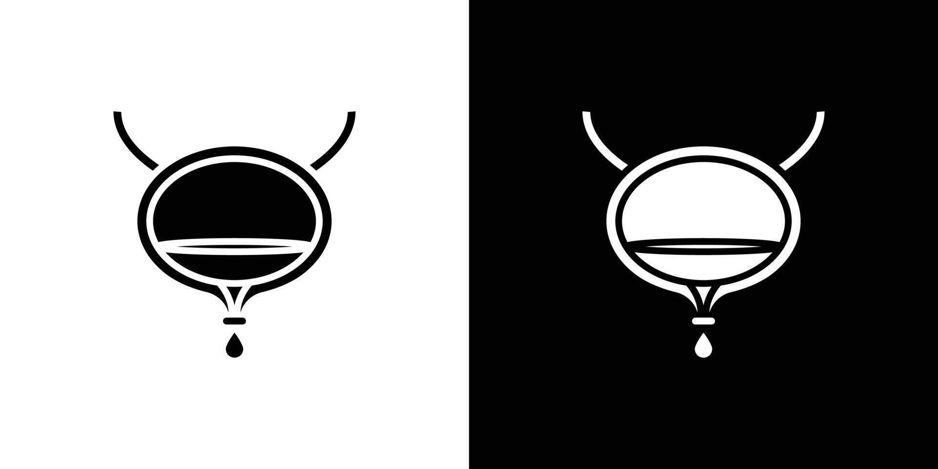 Bladder flush icon Art design illustration vector