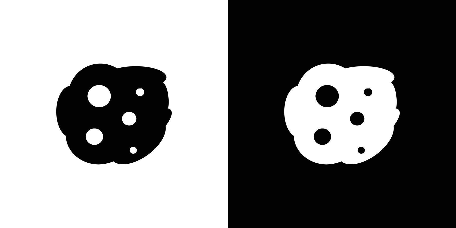 Bubbles and foam icon set illustration vector