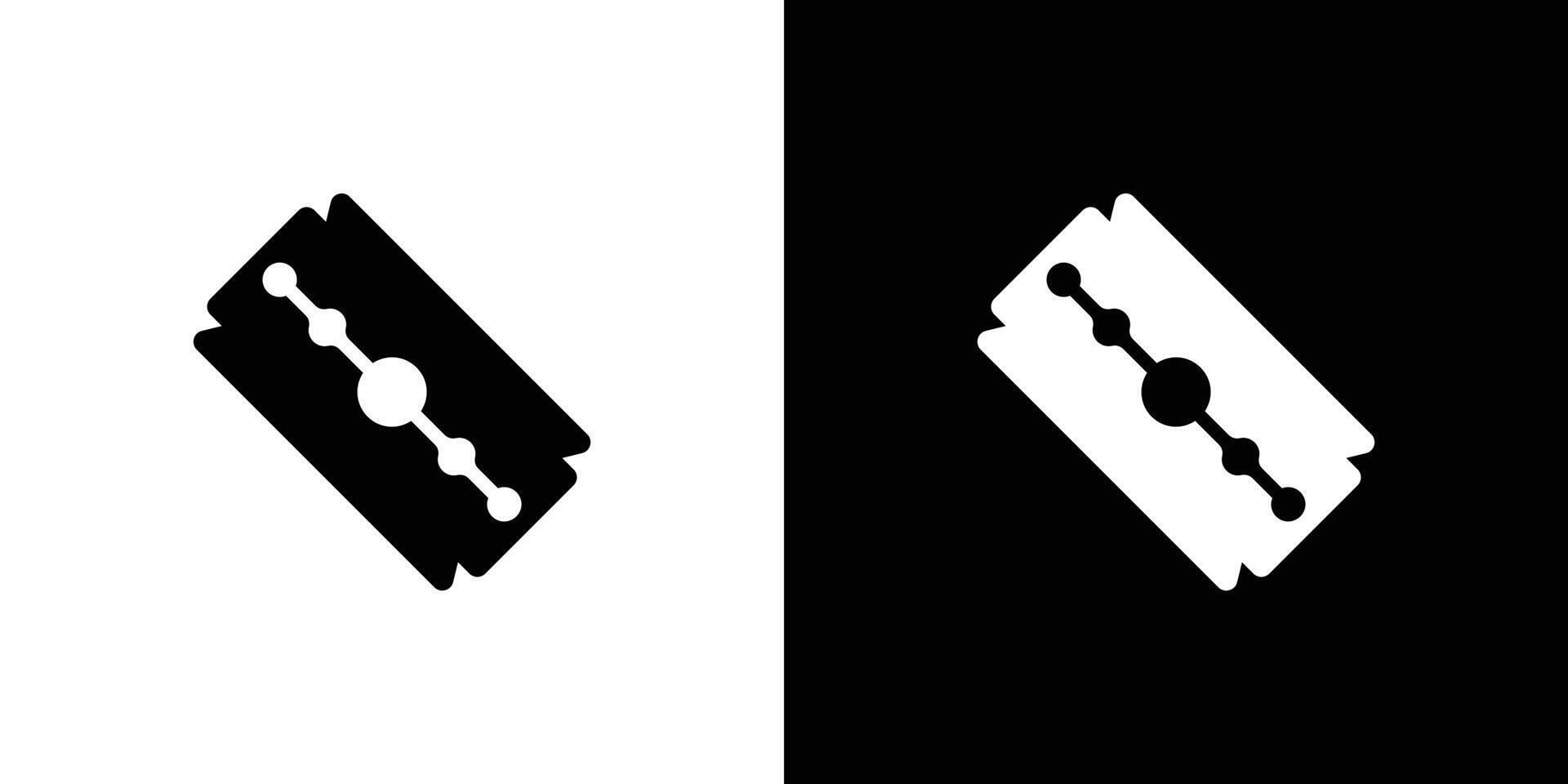 Blade razor icon set illustration vector