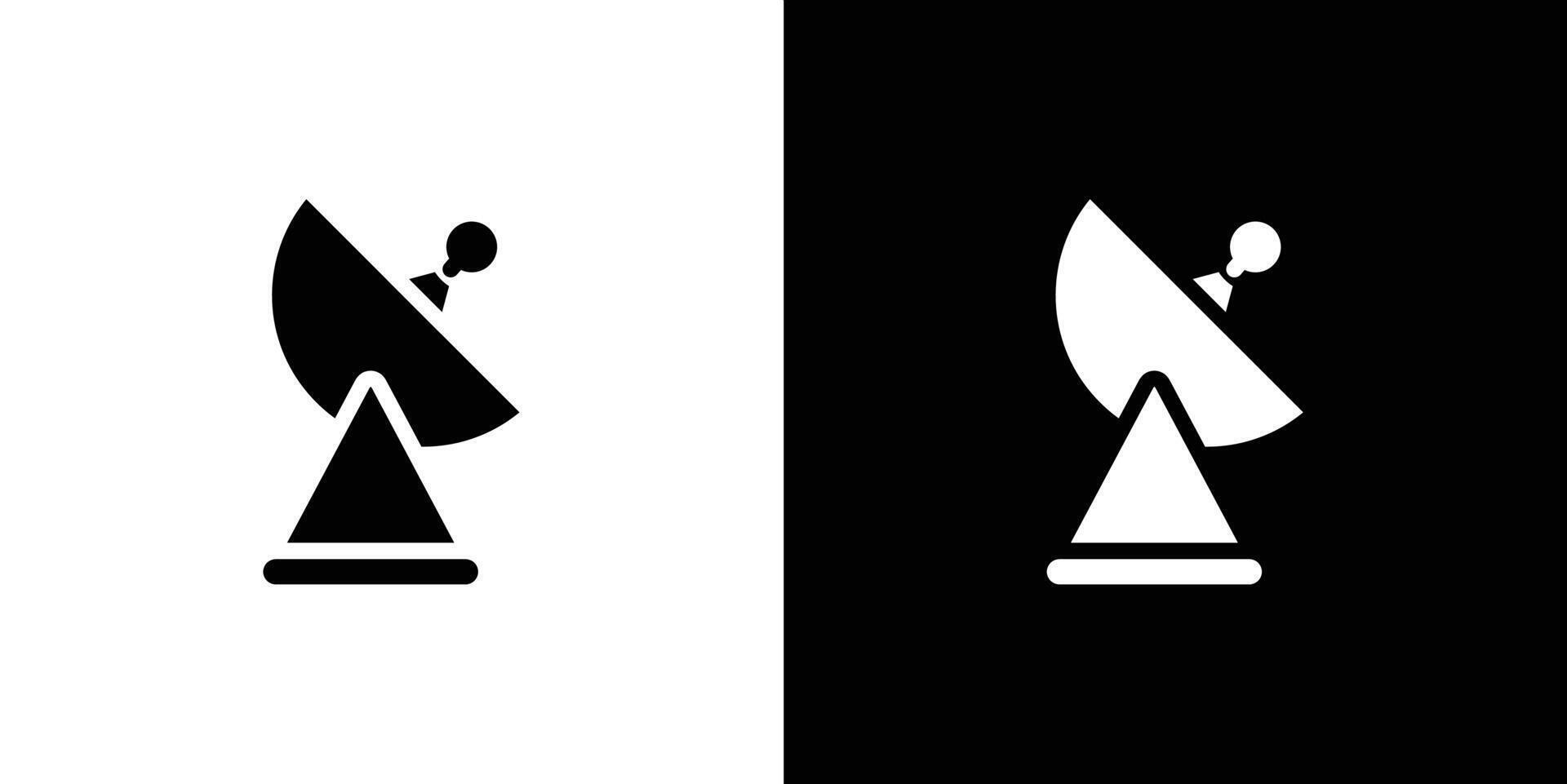 Satellite apparatus icon set illustration vector