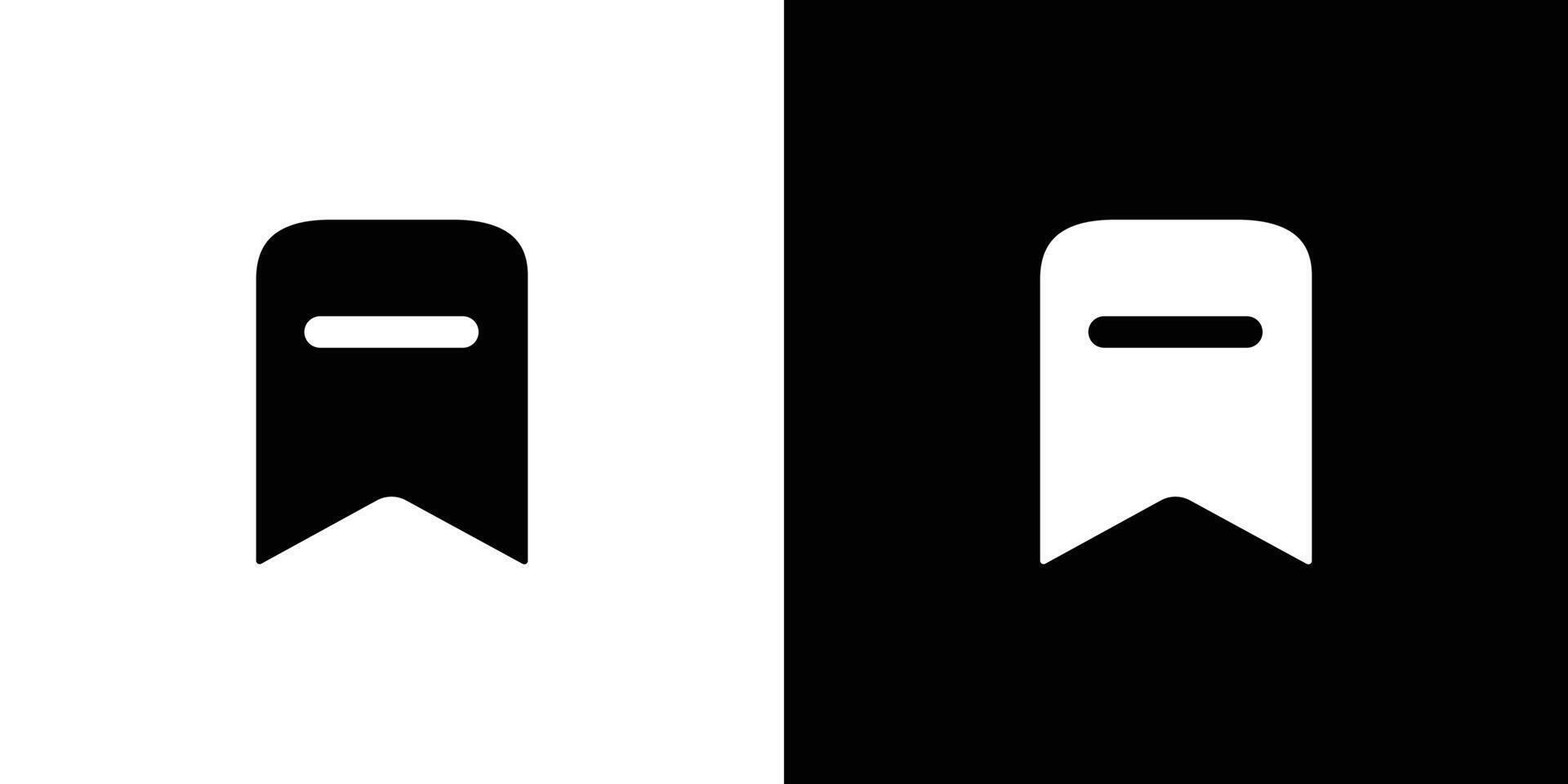 Bookmark icon set illustration vector