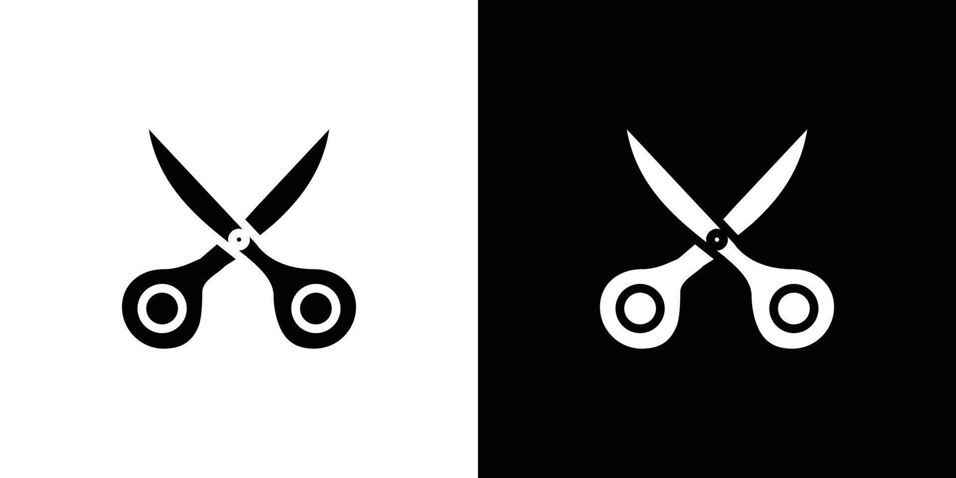 Scissors icon set illustration vector