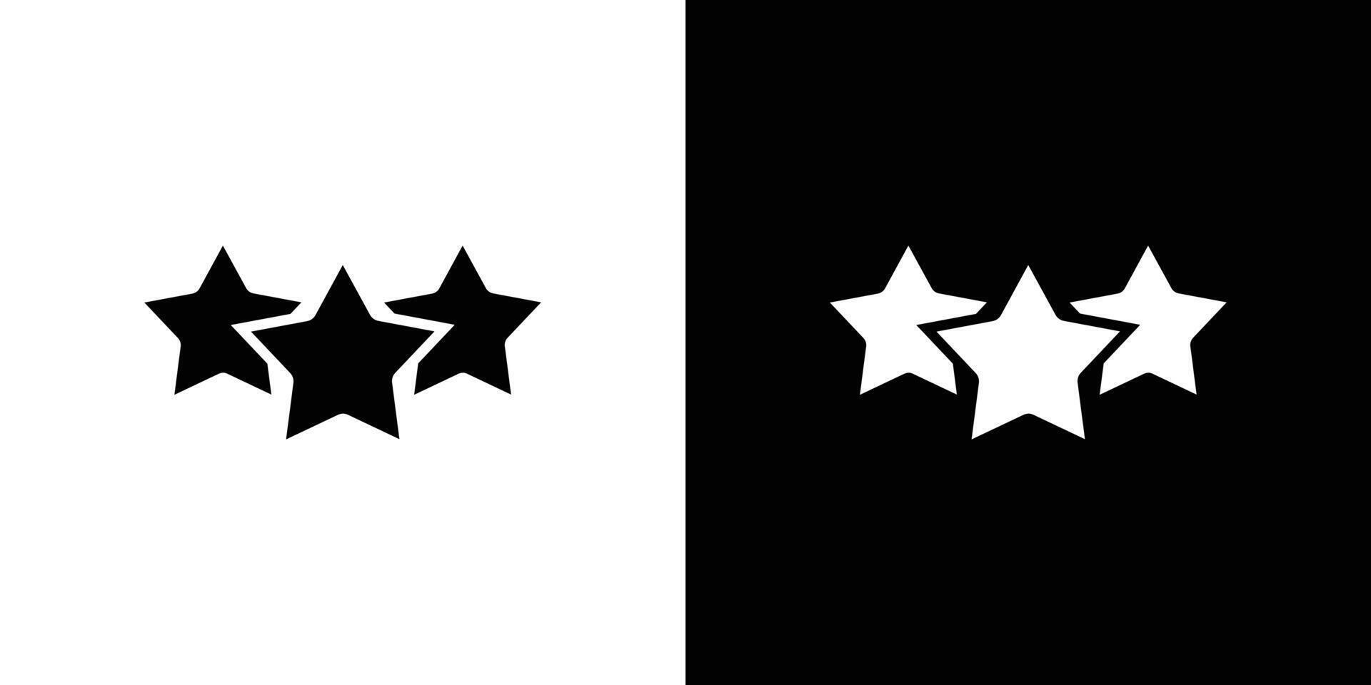 Rating star icon set illustration vector