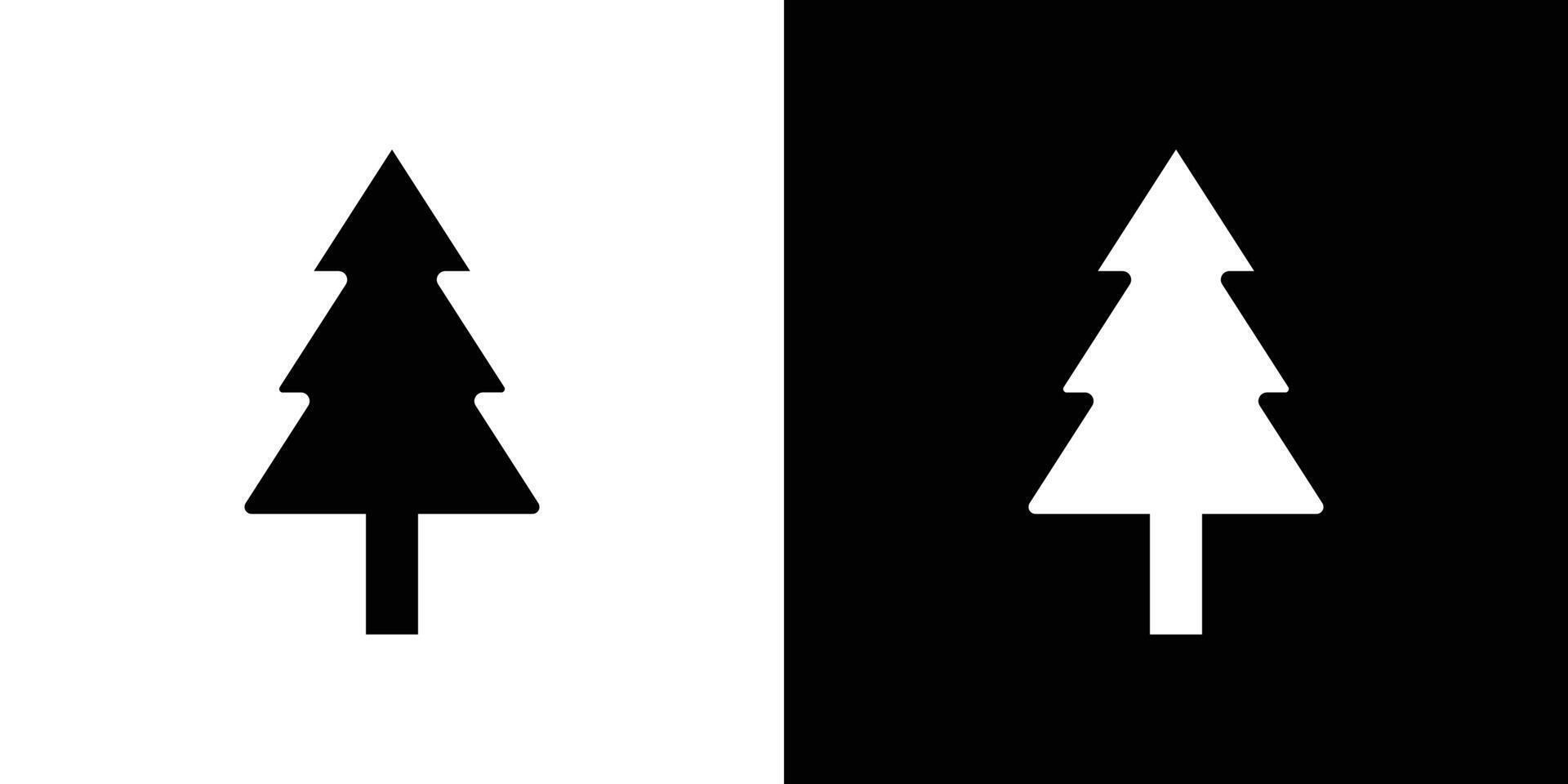 Fir tree icon set illustration vector