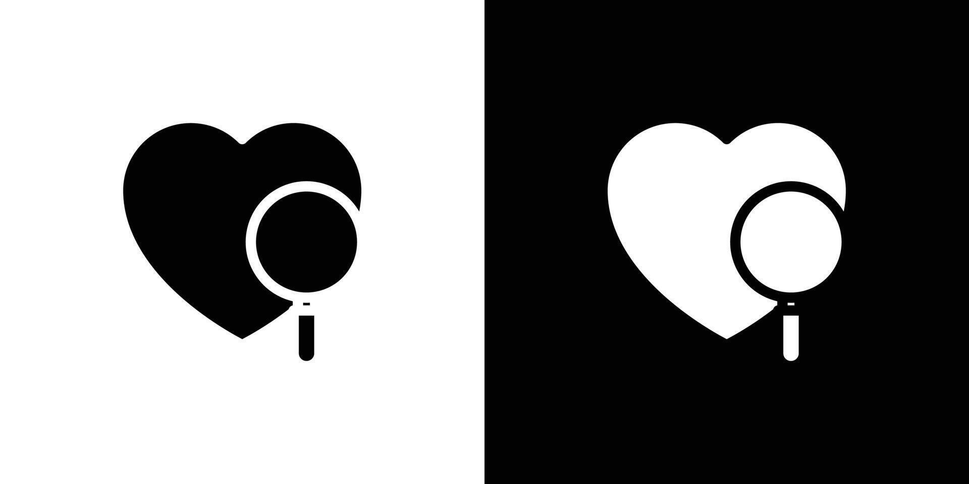 Find Love icon set illustration vector
