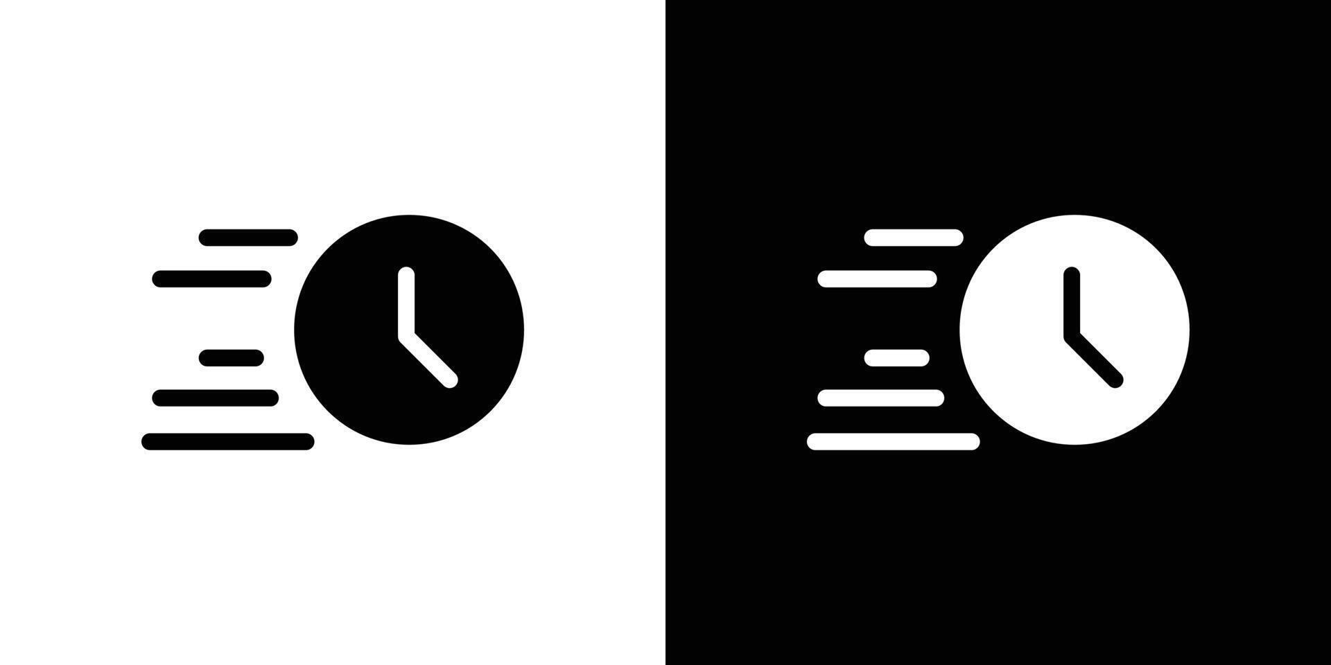 Time passing icon set illustration vector
