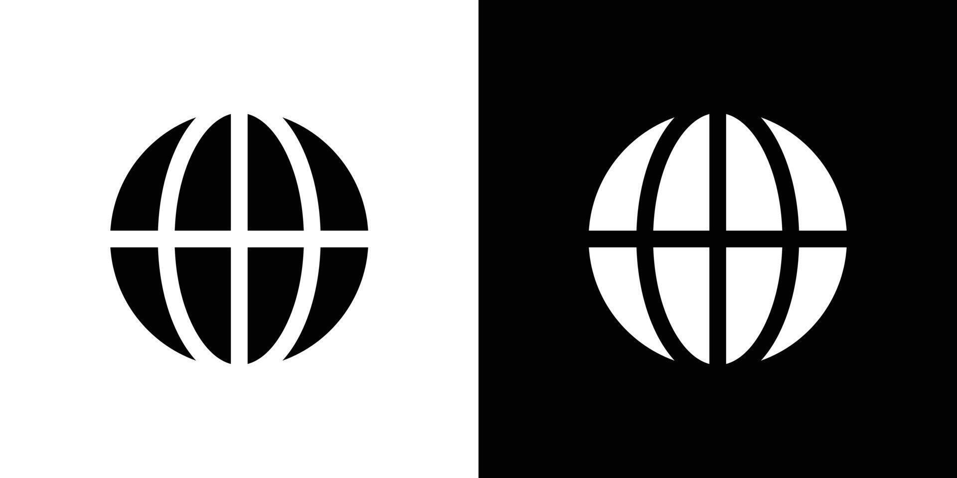 globe icon set illustration vector