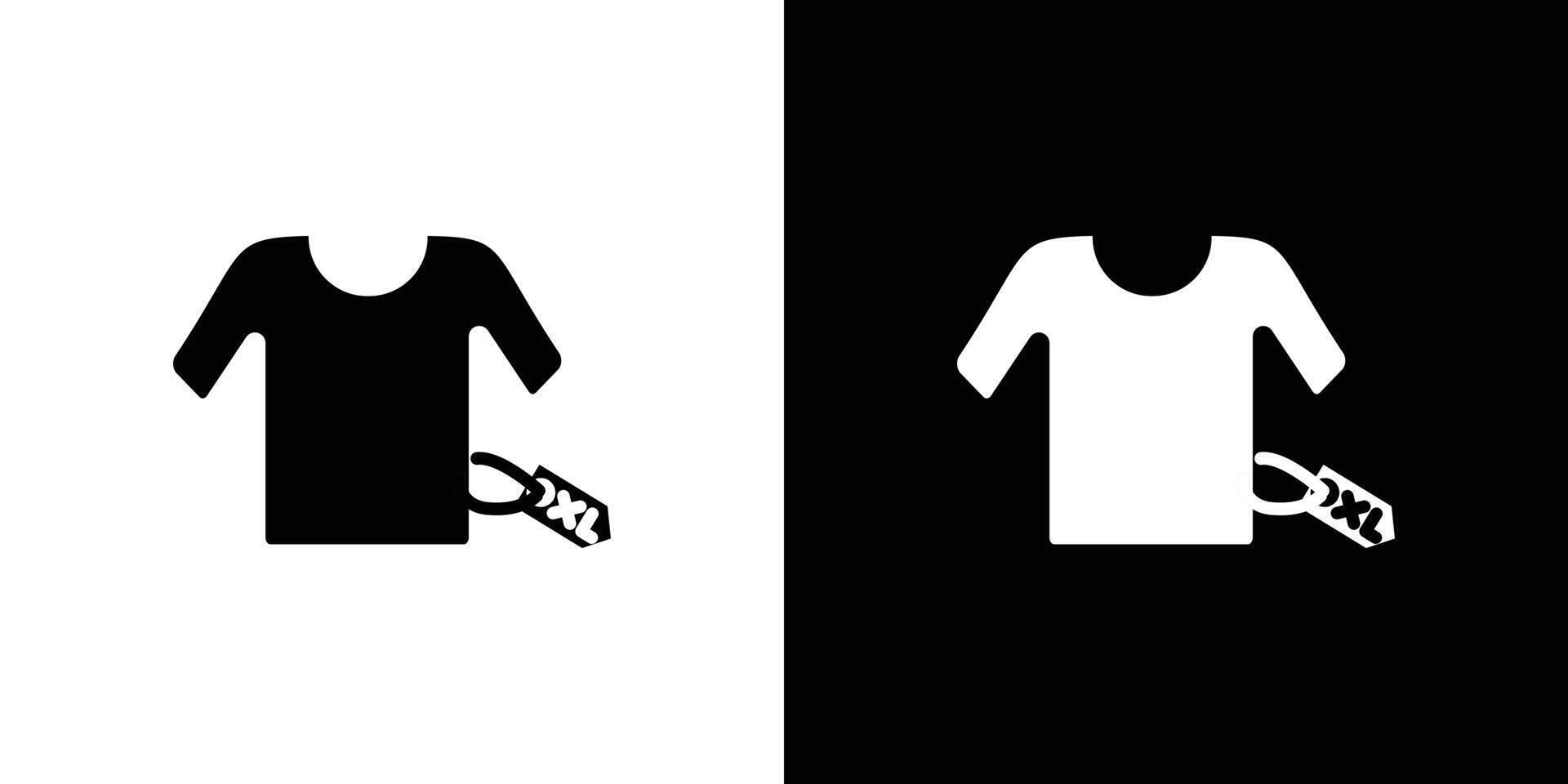 XL Shirt Size Icon set illustration vector