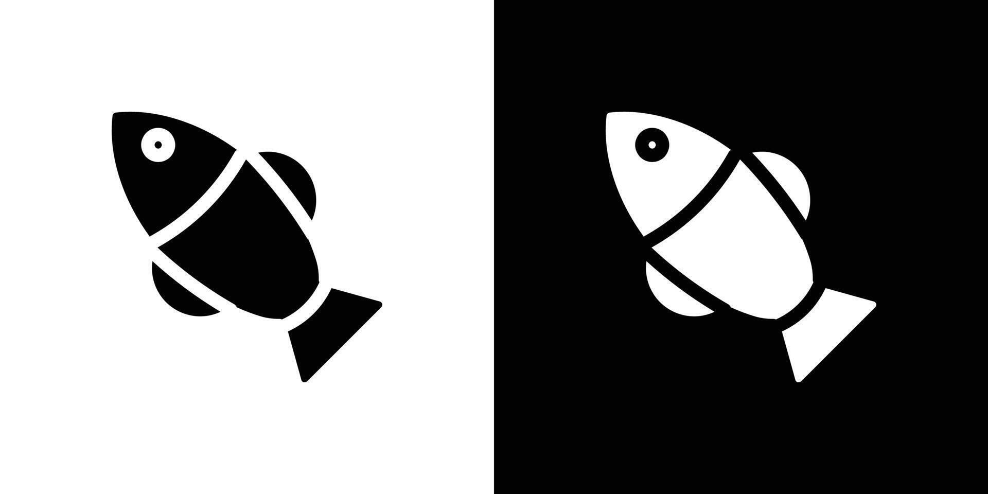 bat ray fish icon set illustration vector