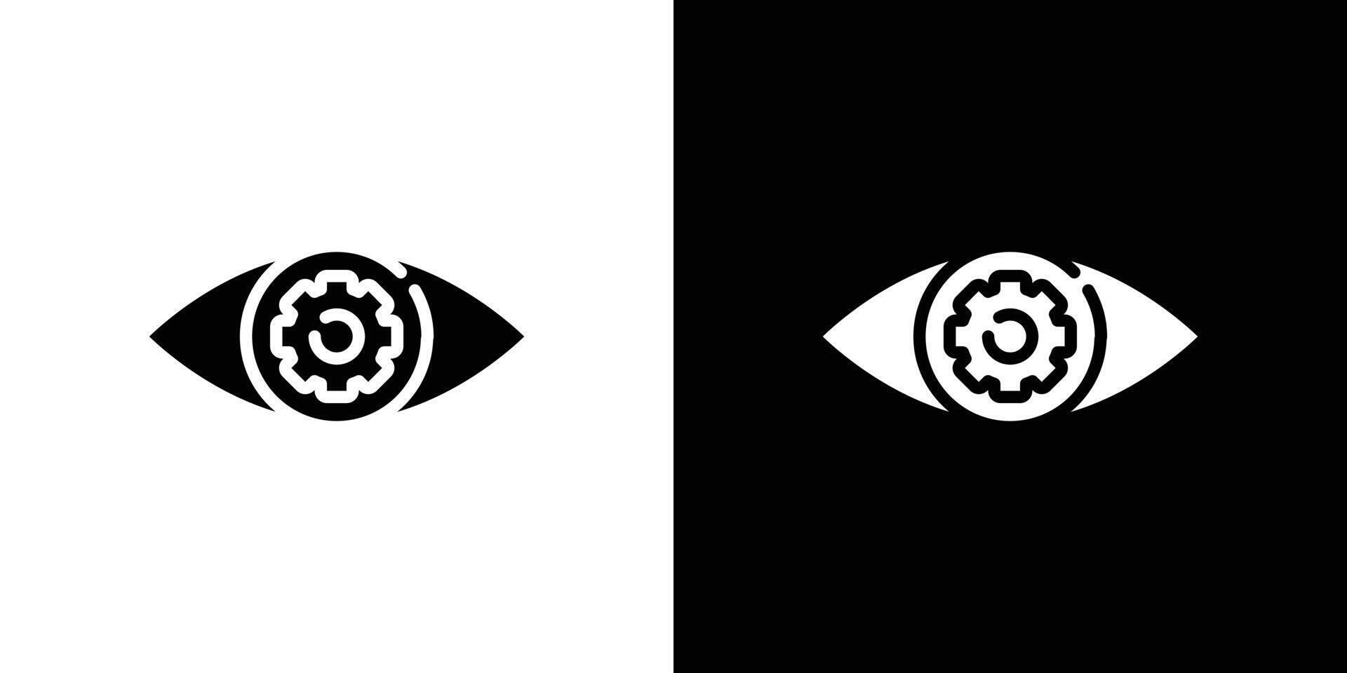 Creative vision icon set illustration vector