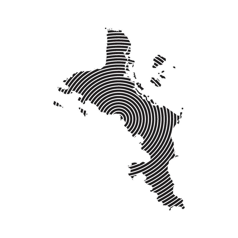 Seychelles Map Icon Design vector