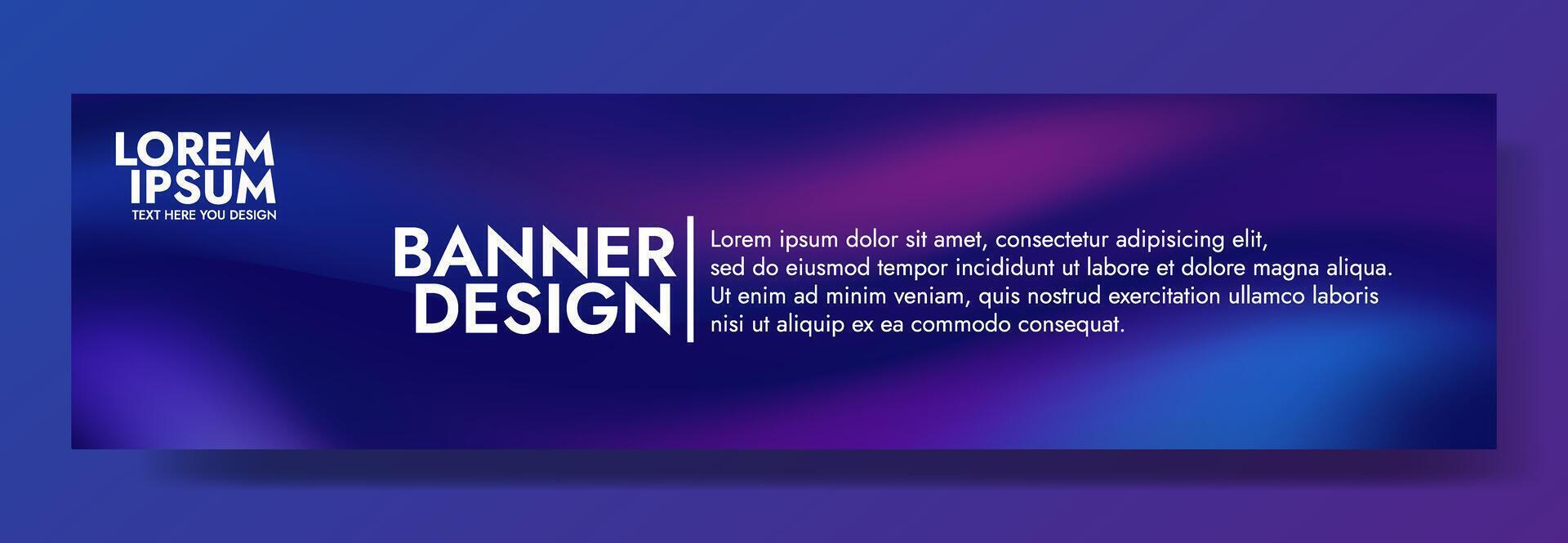 abstract banner design template vector