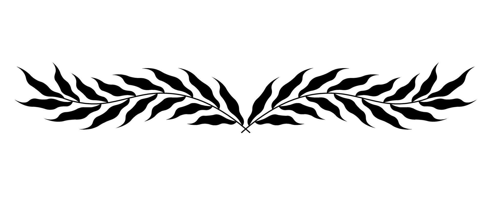 Laurel, wreath icon. Simple solid style. Symbol of victory, winner award, branch and leaves, roman concept. Silhouette sign. Glyph illustration design isolated on transparent background vector