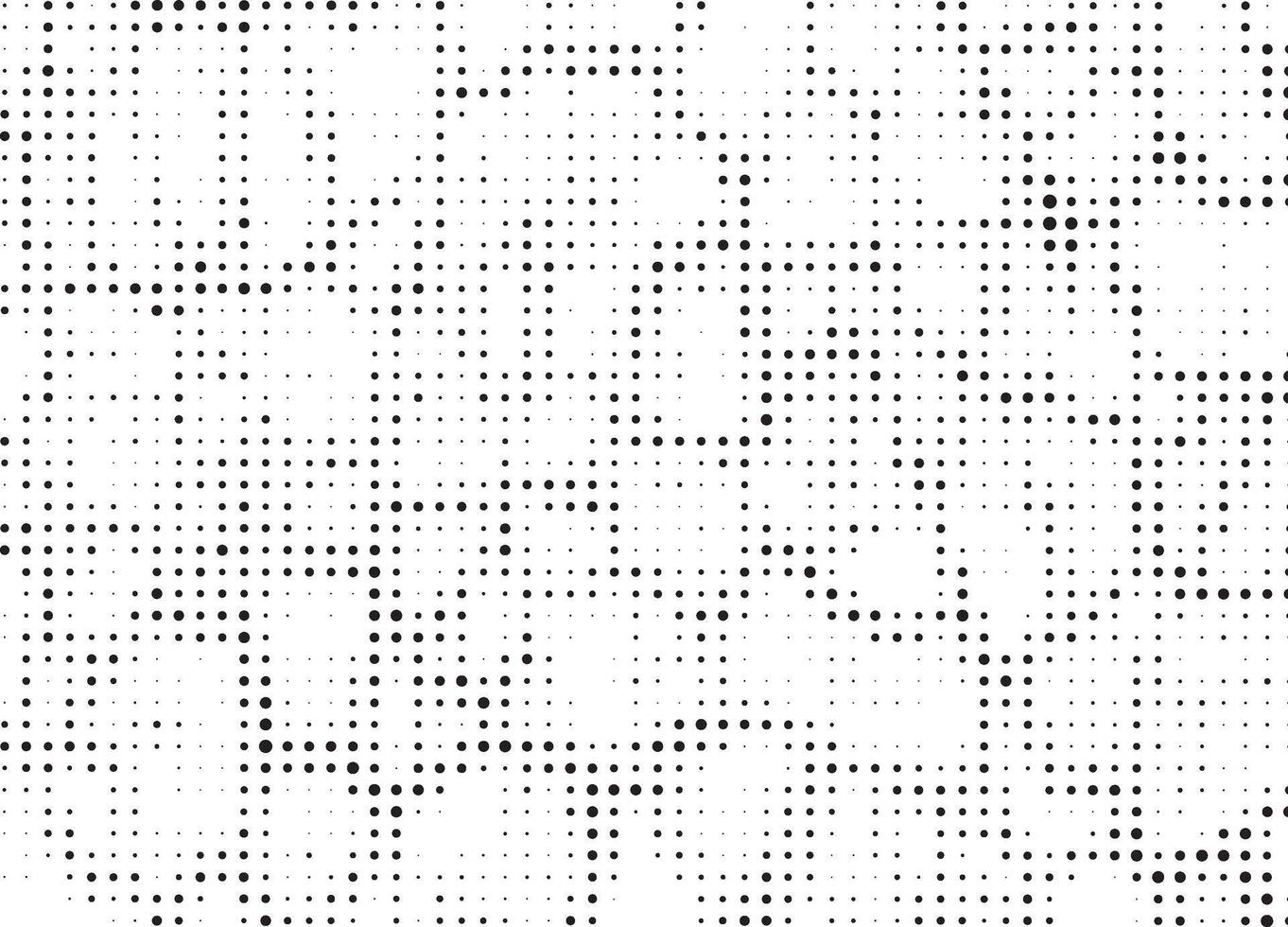 a black and white pattern of dots, a black and white image of a dotted line, a black and white halftone pattern with dots, black and white dot vintage grunge texture, vector