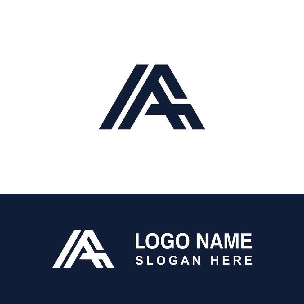 Letter A logo template. Suitable for company identity. vector