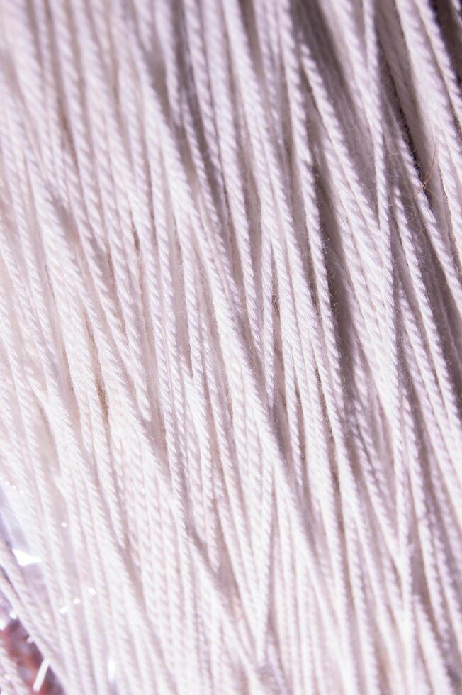 texture of pile of ropes made from fabric photo