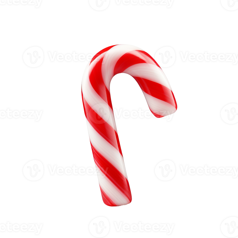 a candy cane on a transparent background png